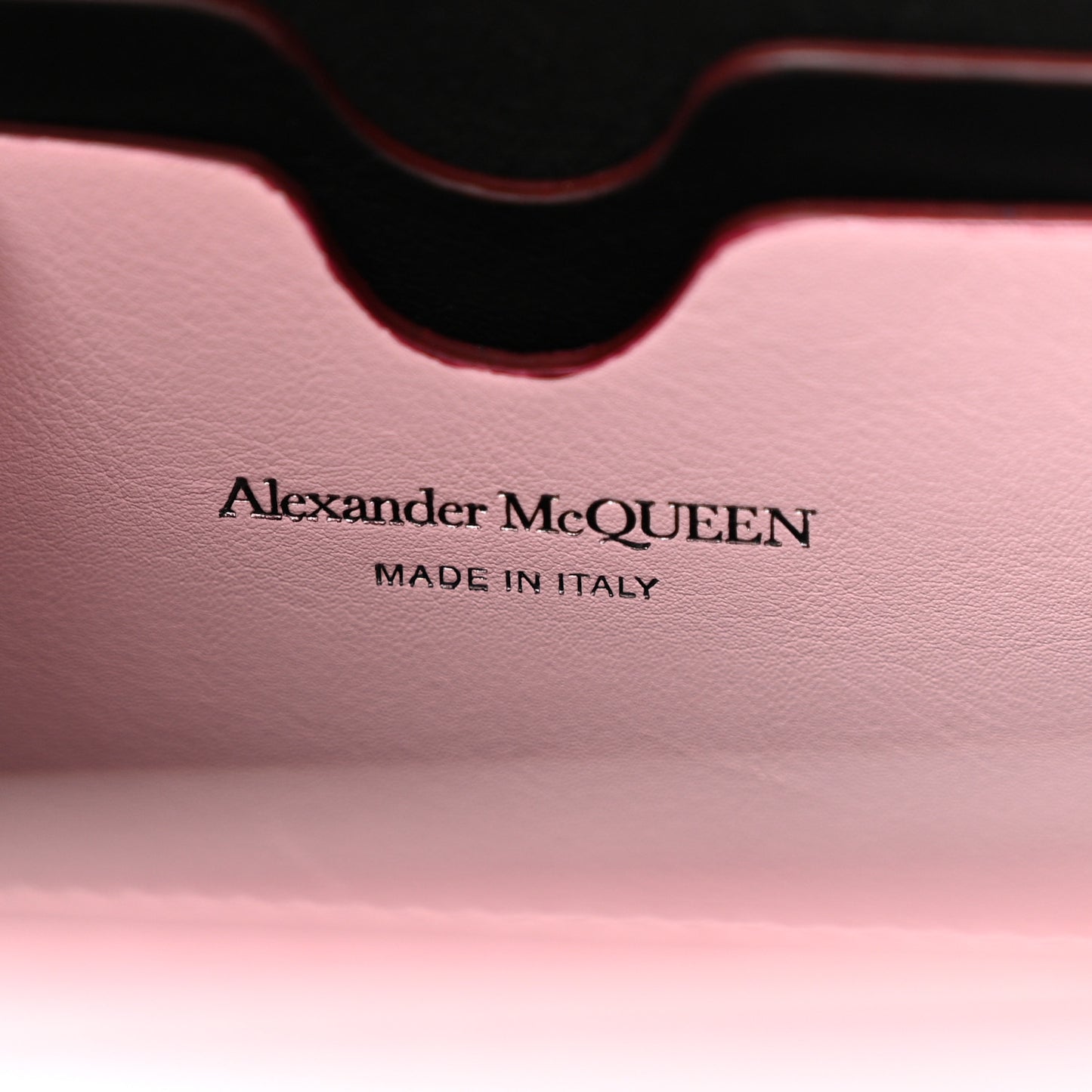 ALEXANDER MCQUEEN Calfskin Quilted The Short Story Shoulder Bag Pink