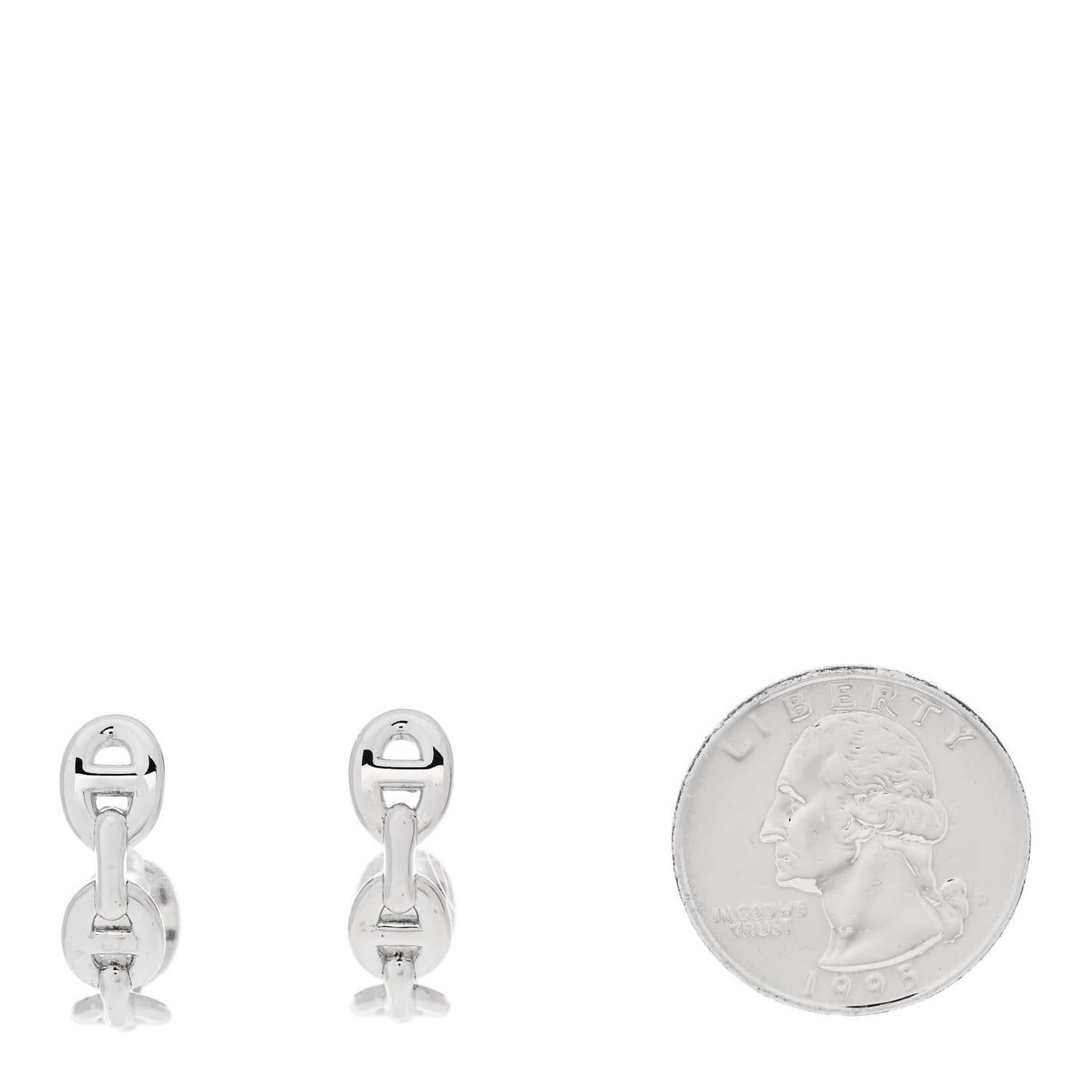Sterling Silver Chaine D'Ancre Enchainee Climber Earrings