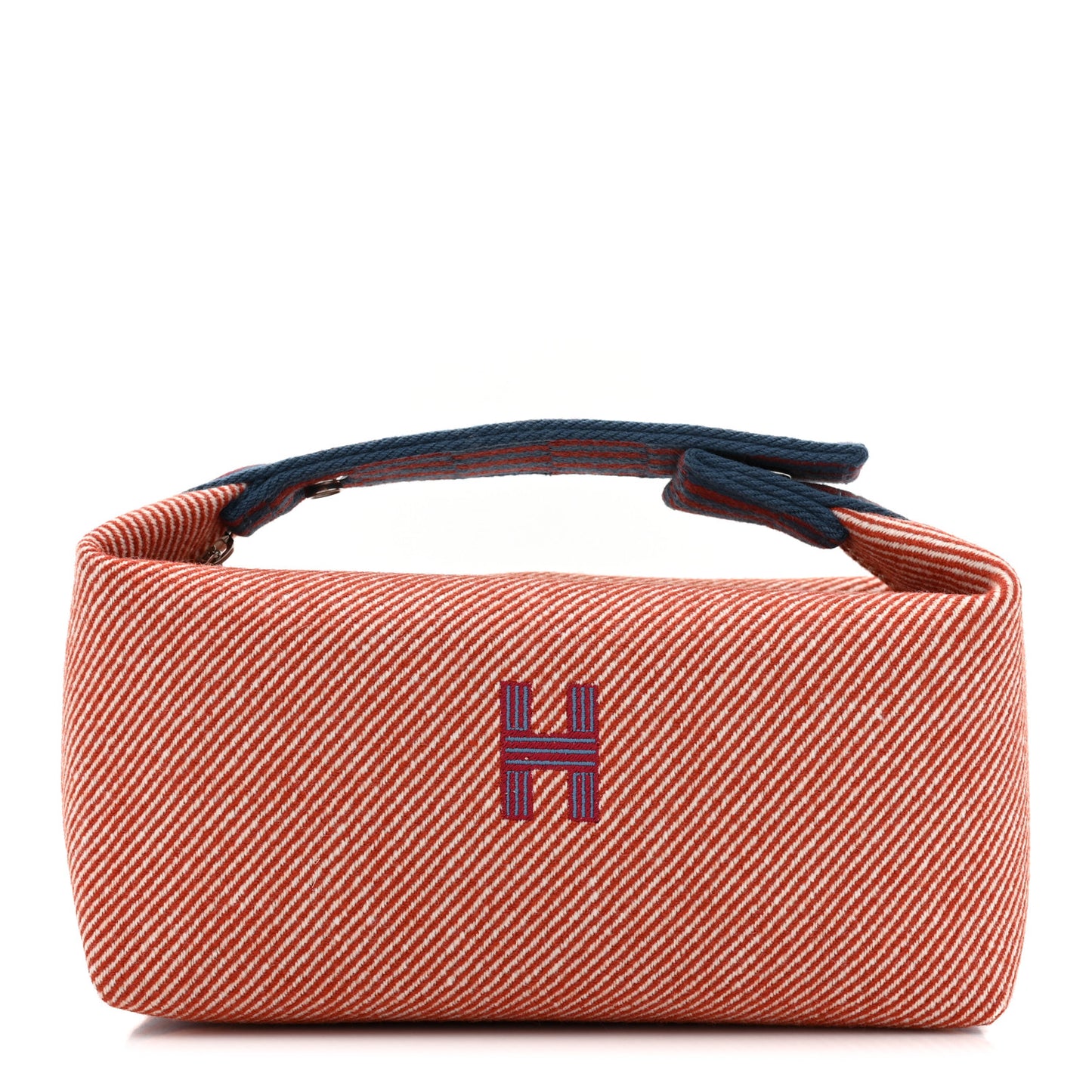 Wool Small Bride-A-Brac H Natte Pouch Tomette