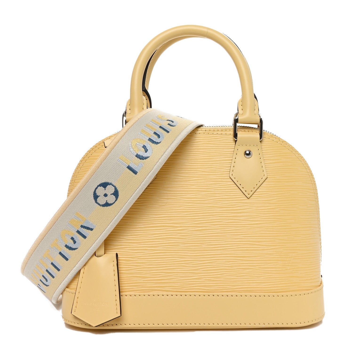 Louis Vuitton Epi Jacquard Alma BB Jaune Plume 1692753 – FASHIONPHILE