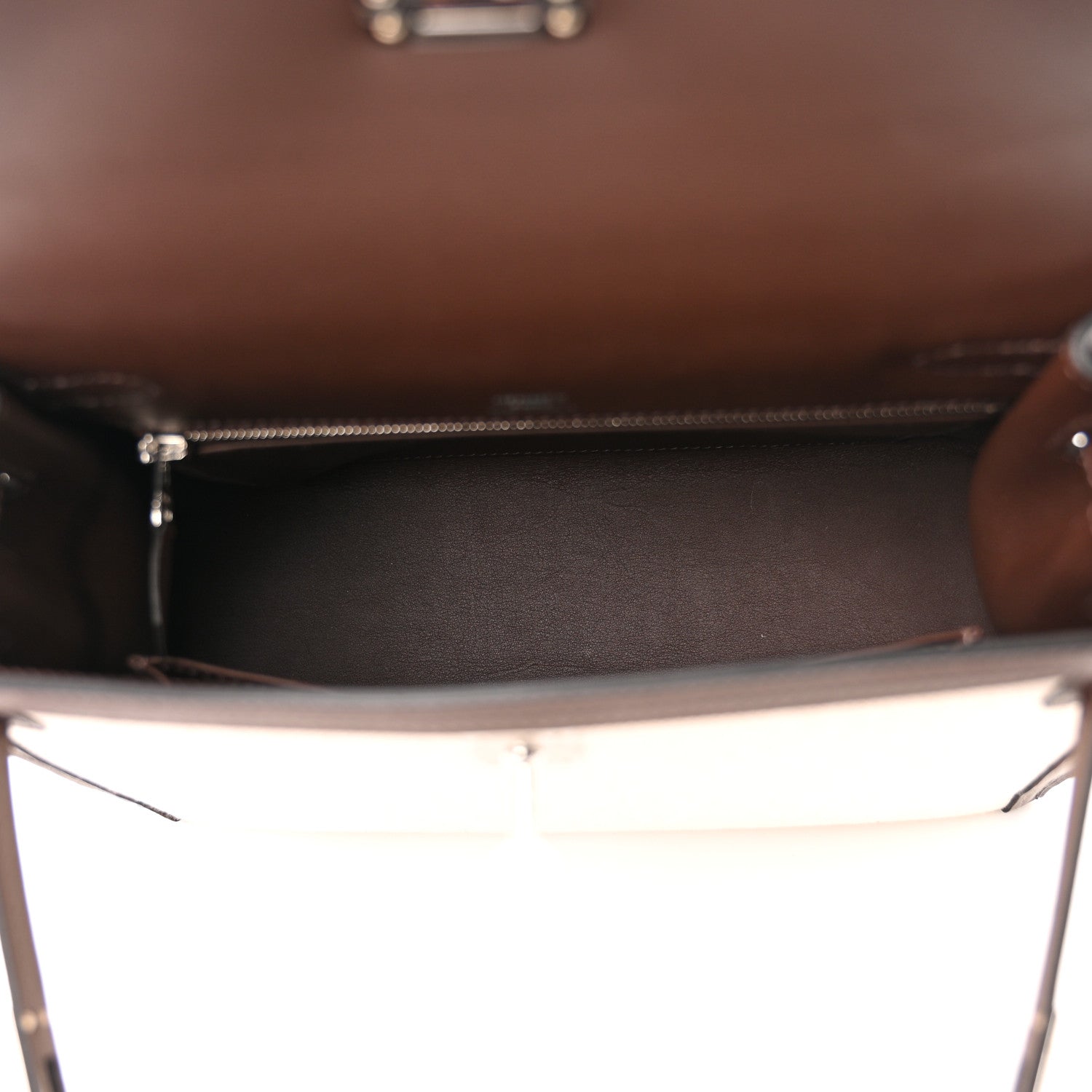 Hermes Toile Swift Verso Kelly Sellier 25 Ecru Rouge Sellier 5 of 11