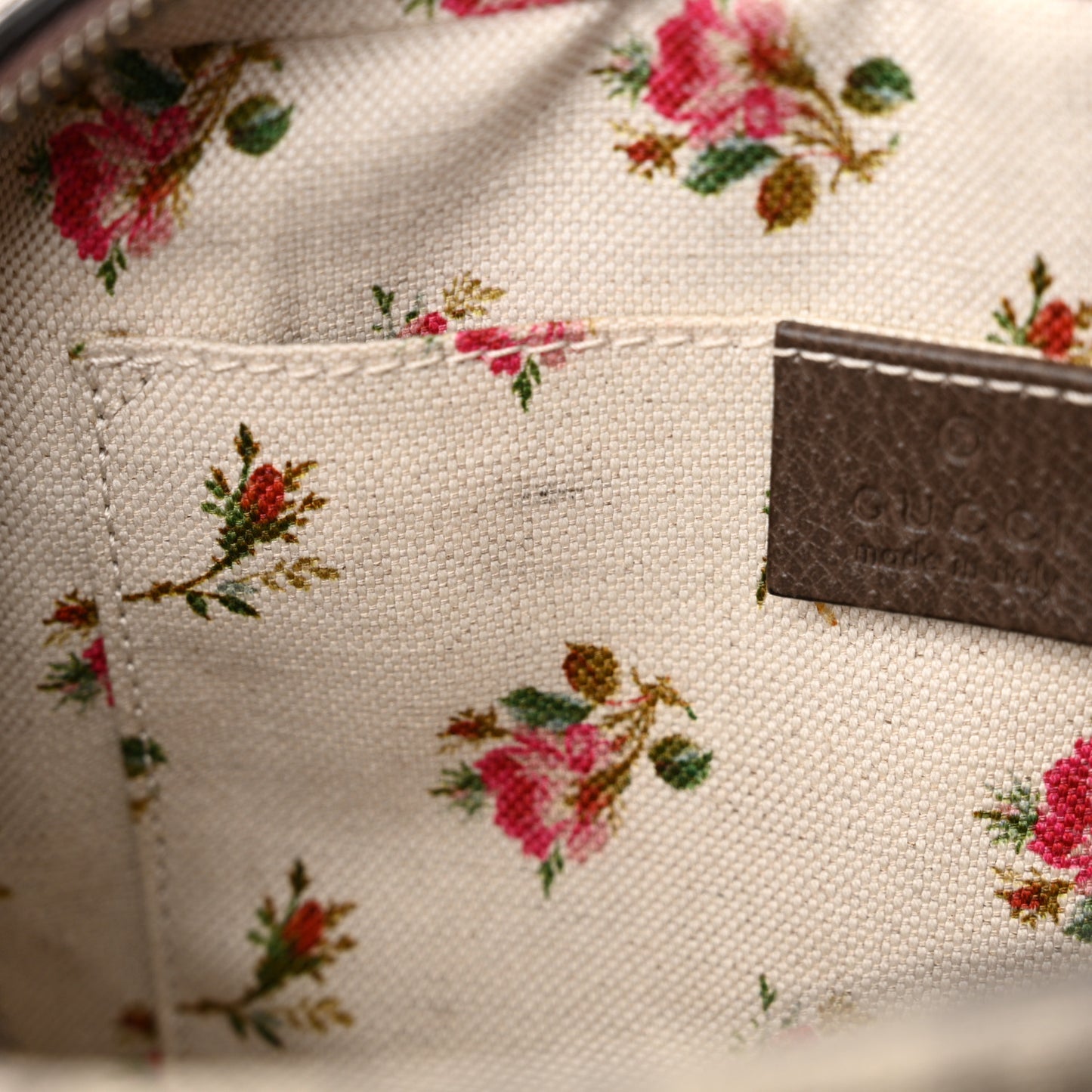 GG Supreme Monogram Web Neo Vintage Shoulder Bag Beige New Acero Crop