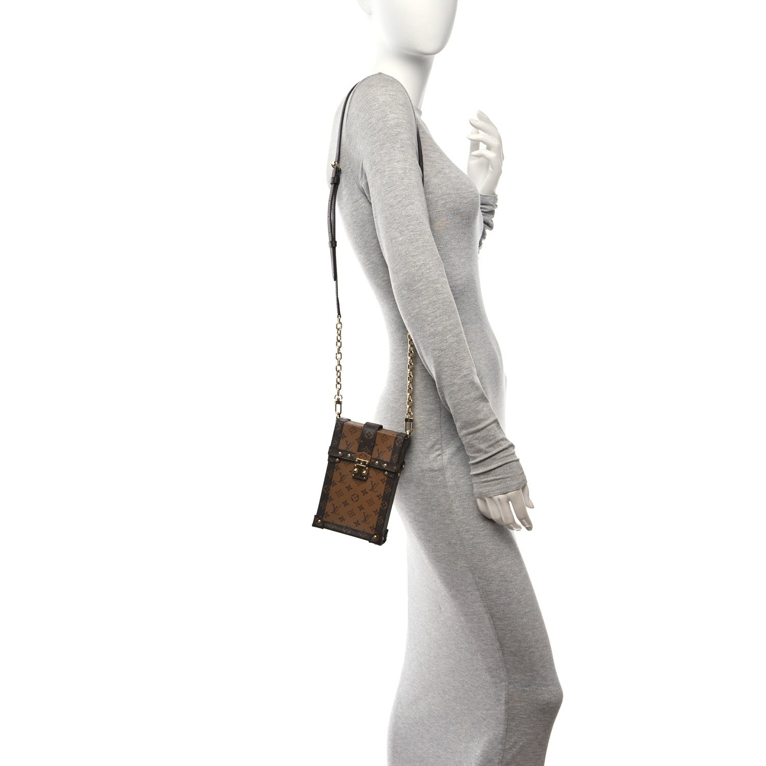 Louis Vuitton Reverse Monogram Pochette Trunk Verticale 2 of 10