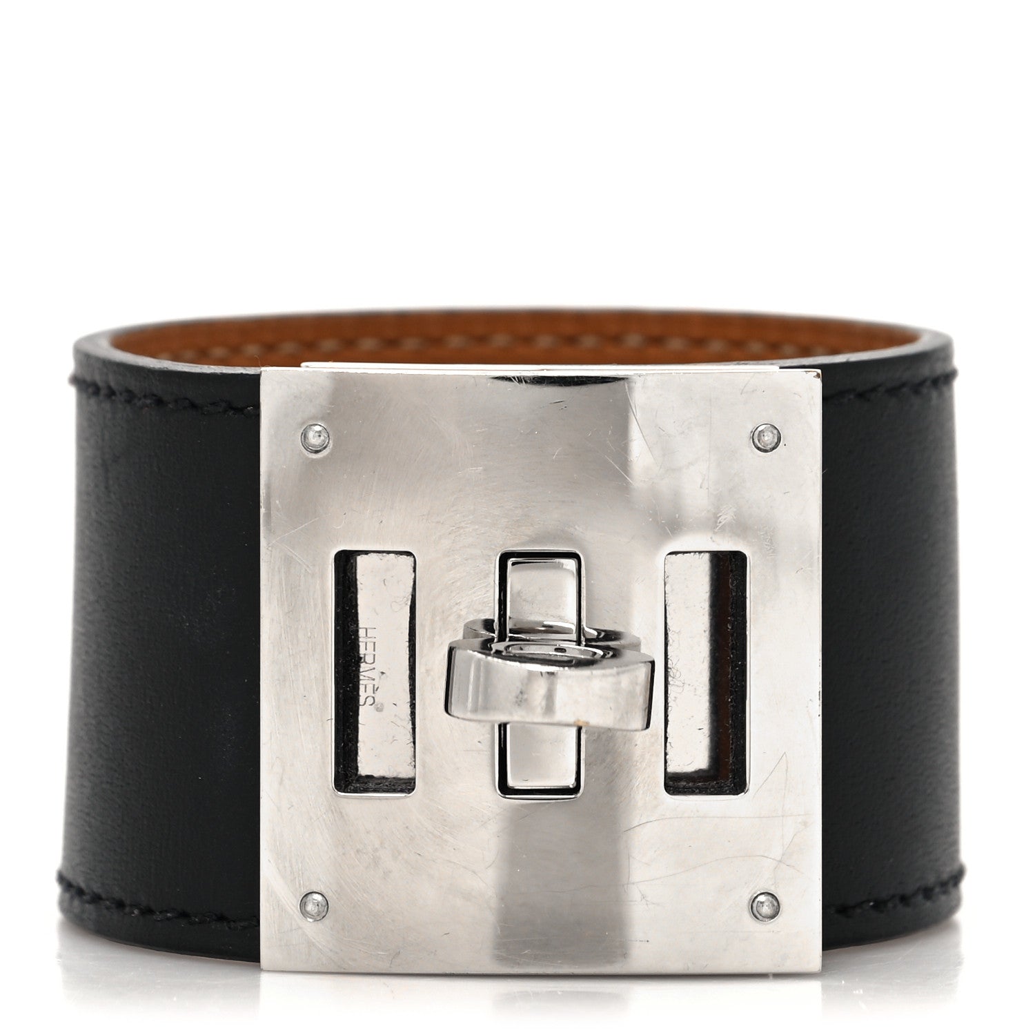 Hermes Swift Kelly Dog Bracelet Black 1 of 6