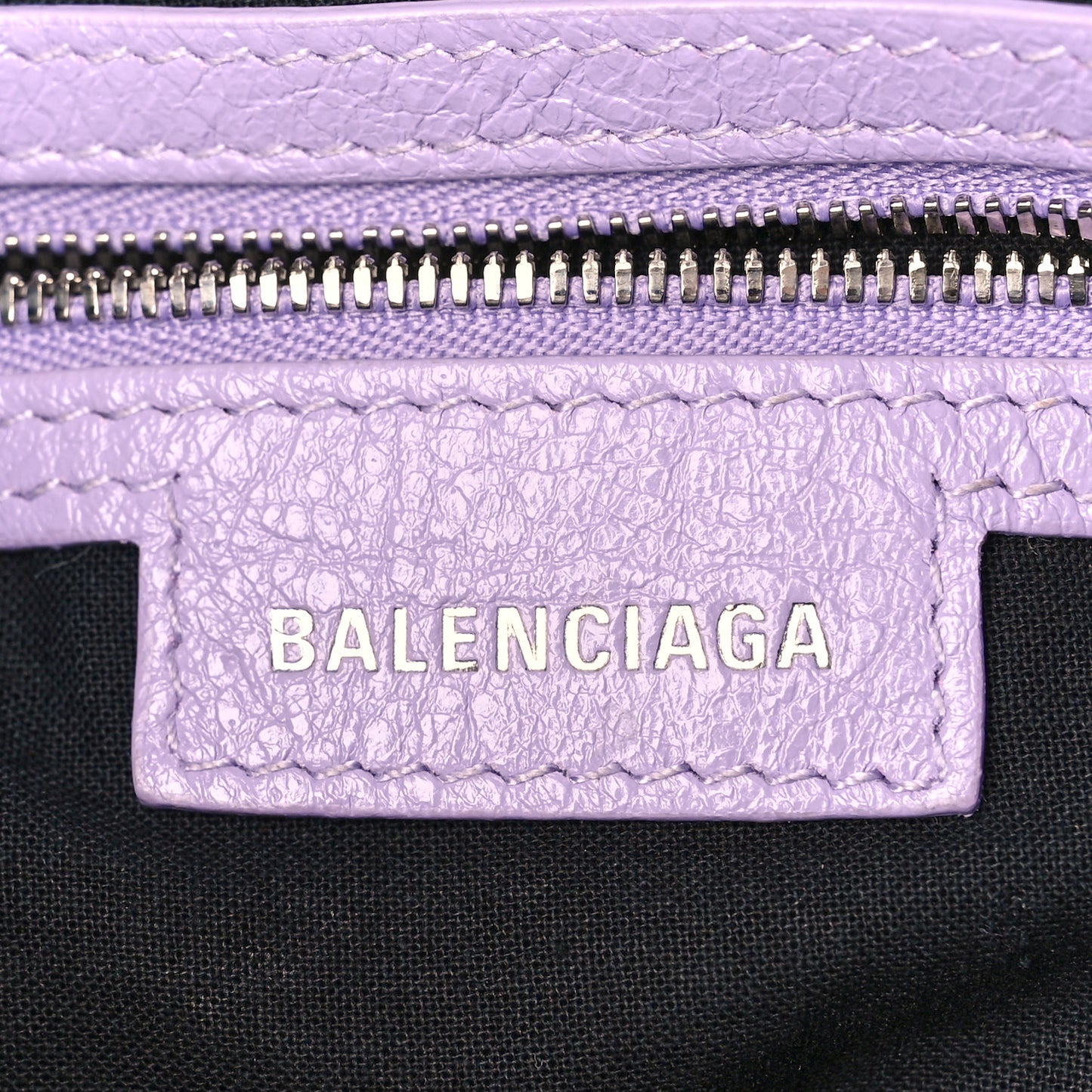 Agneau Arena Le Cagole Bucket Bag XS Lilac