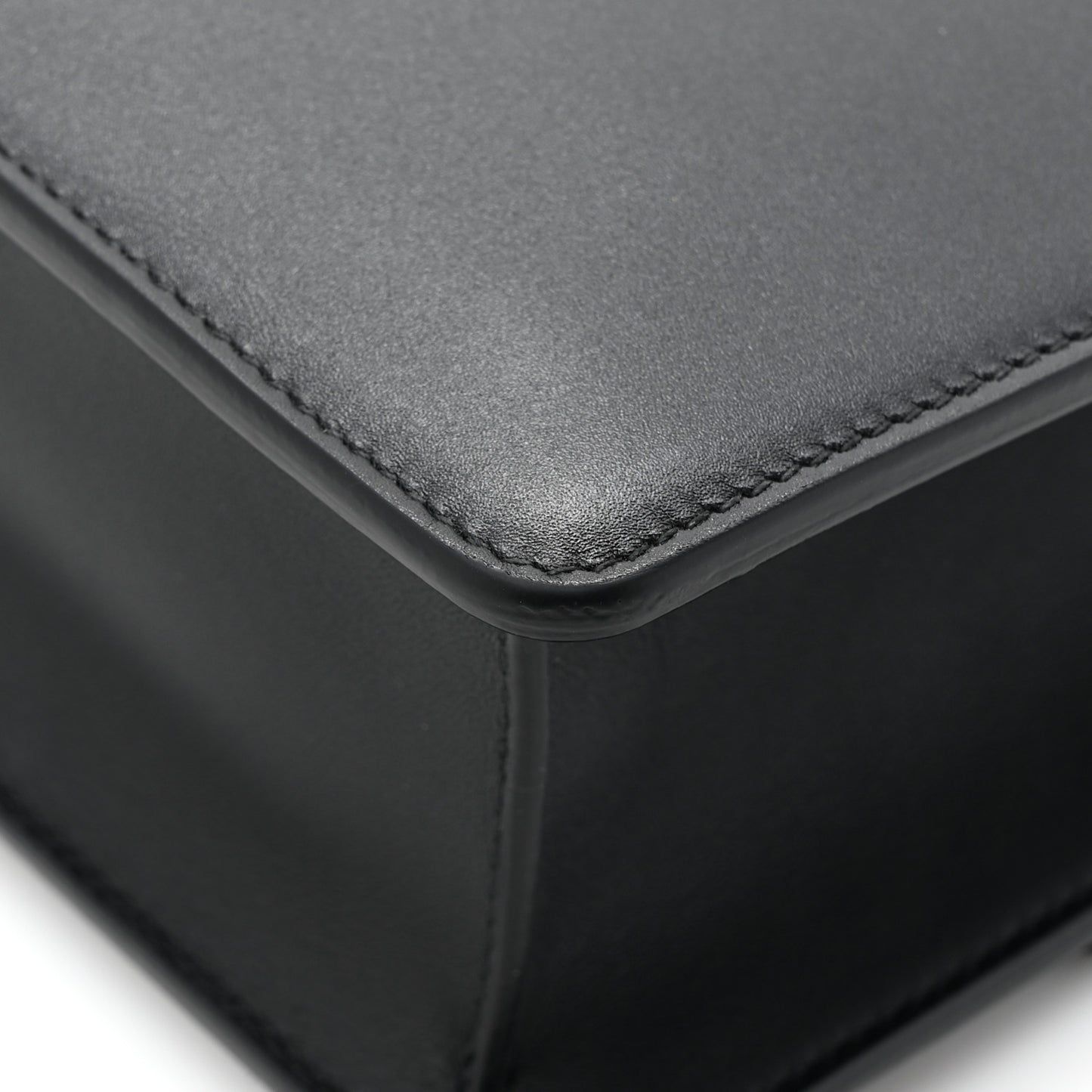 Smooth Calfskin 30 Montaigne Flap Bag Black