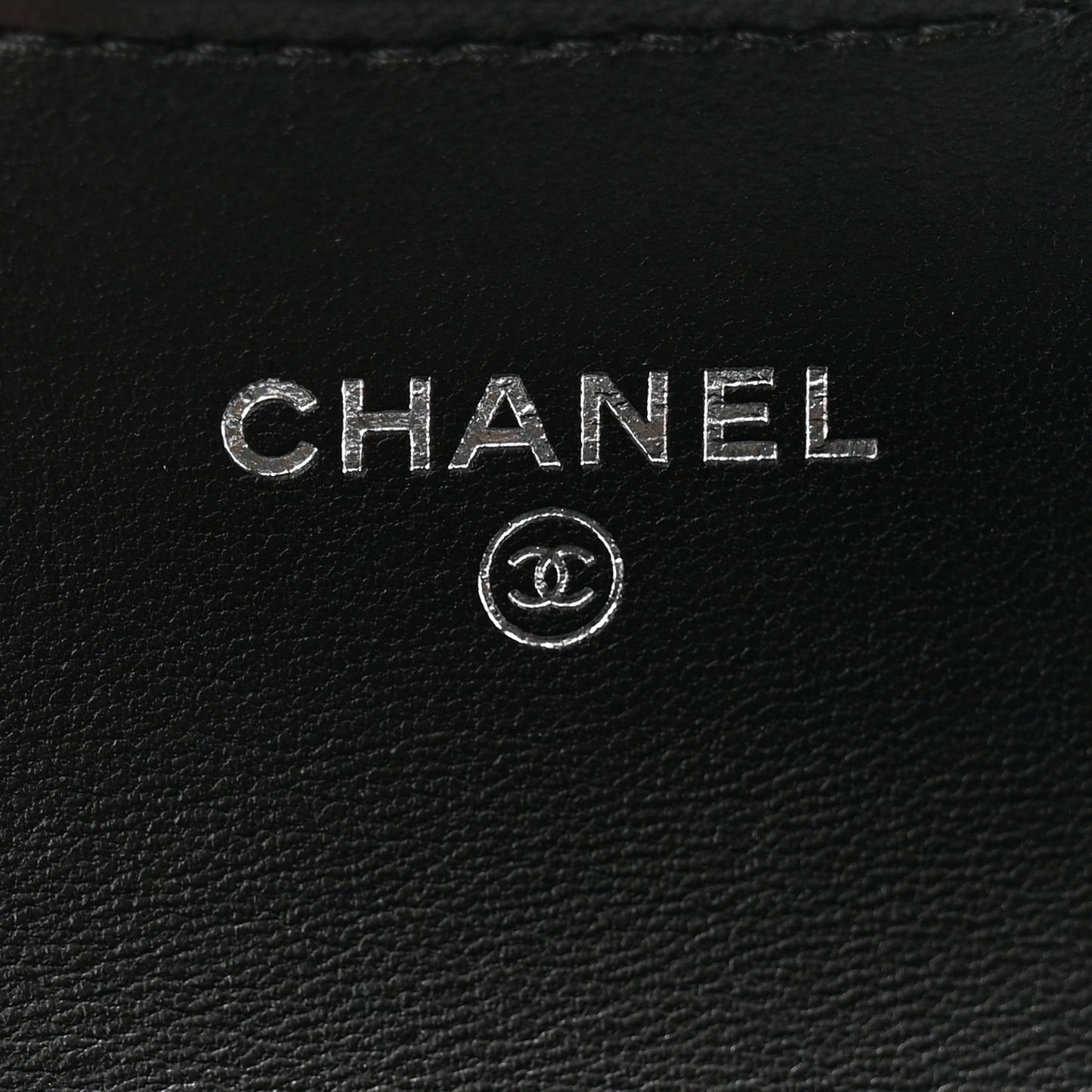 Lambskin Quilted Flap Card Holder Wallet So Black