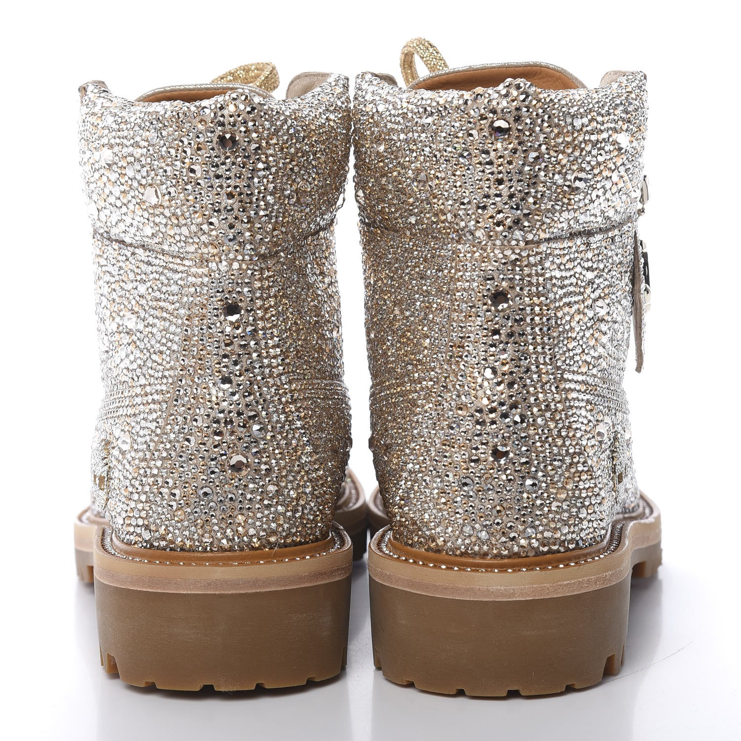 Jimmy Choo X TIMBERLAND Swarovski Crystal Ankle Boots 7 4 of 16