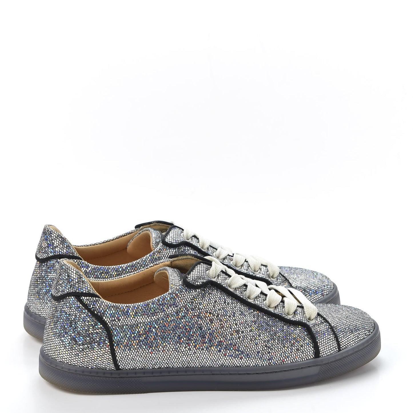 Seava Glitter Disco Ball Flat Sneakers 36 Multicolor