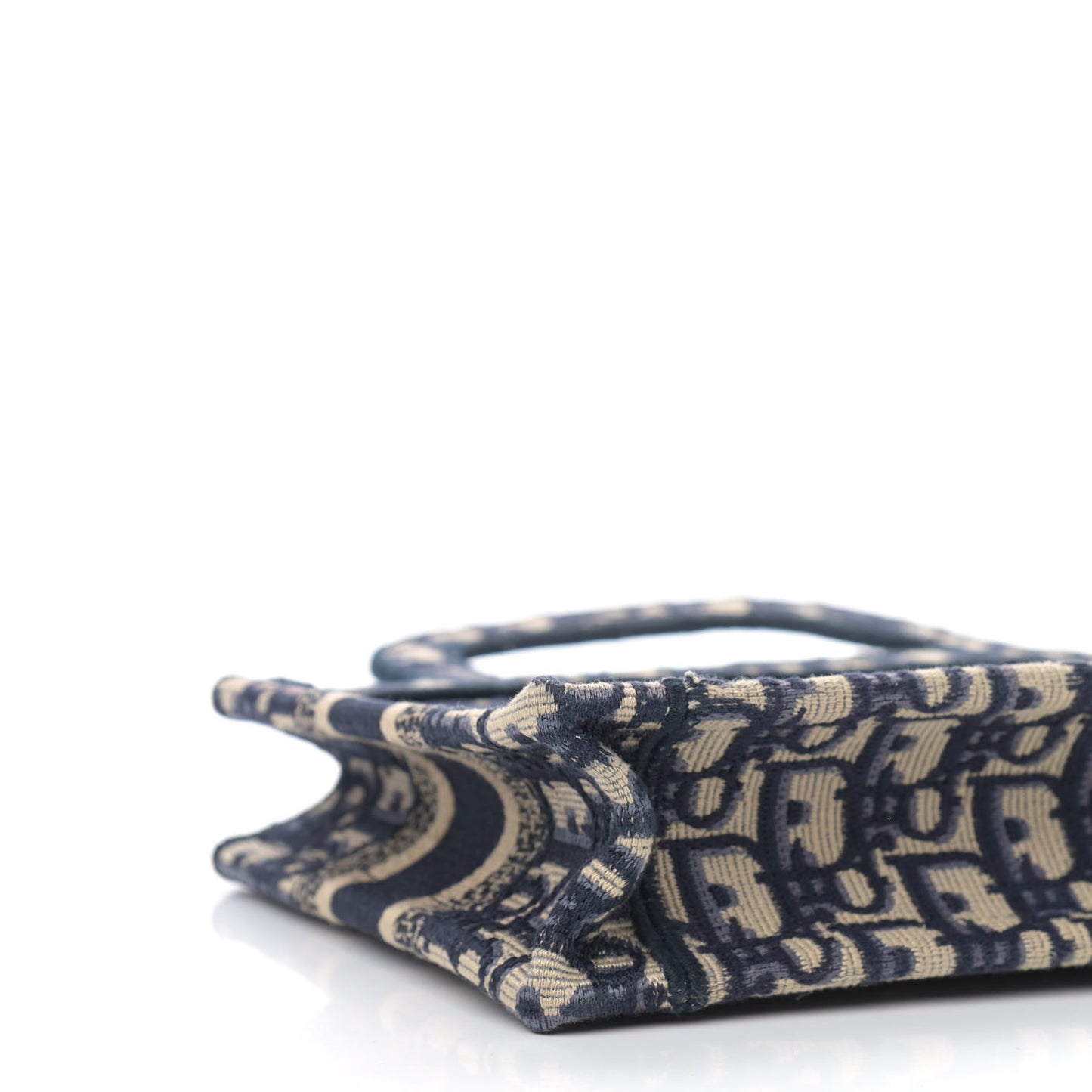 Oblique Mini Book Tote Blue Multicolor