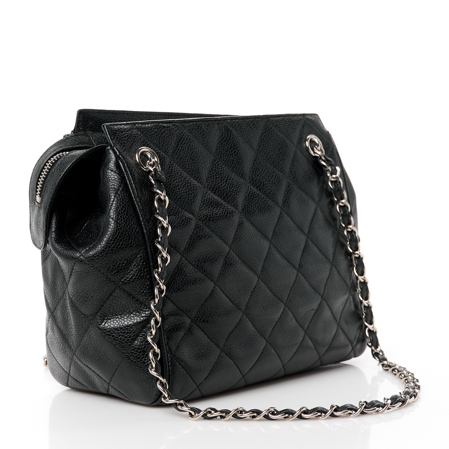 Chanel Caviar Quilted Shoulder Bag Black 3 of 14