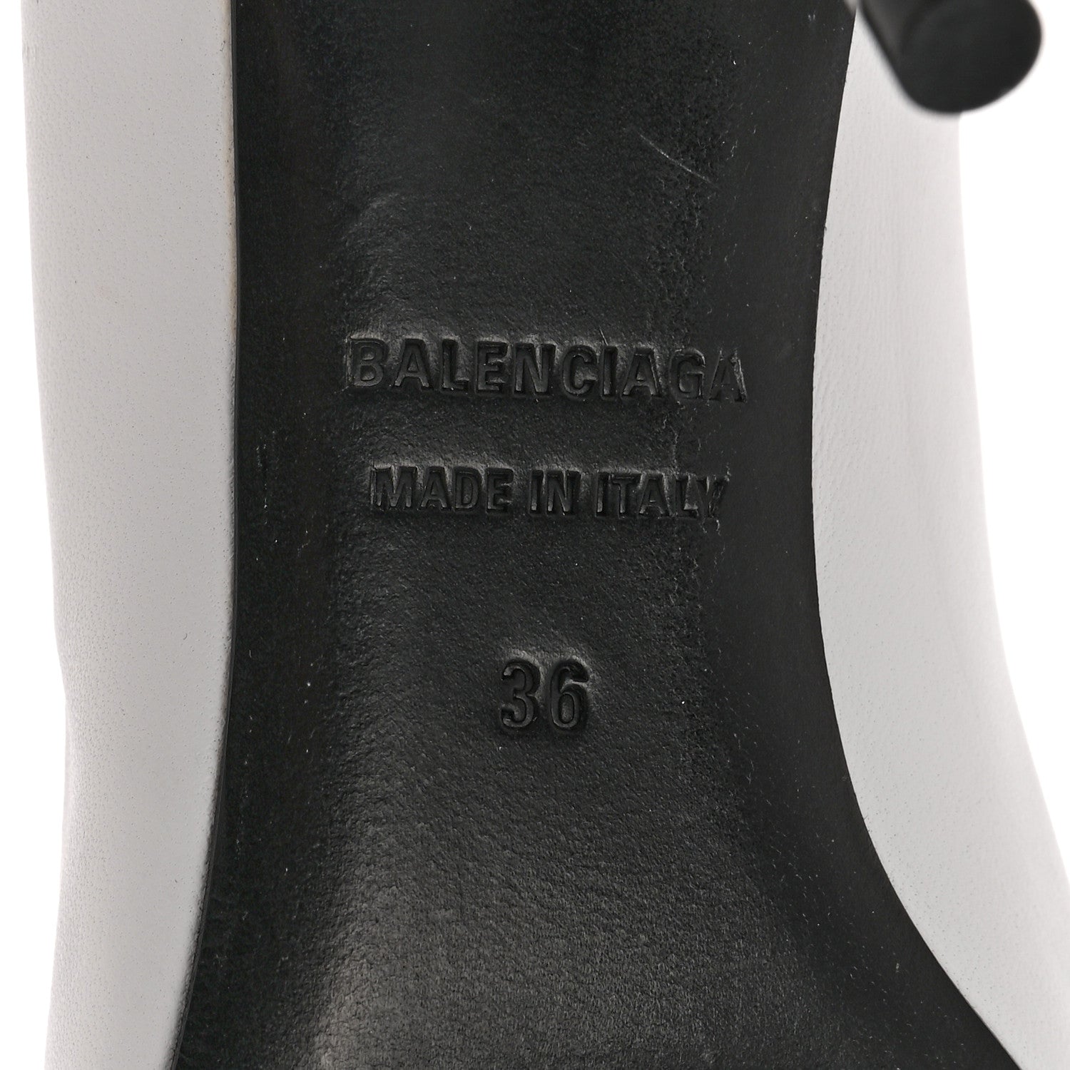 Balenciaga Soft Nappa Square Knife 80mm Pumps 36 White 6 of 17
