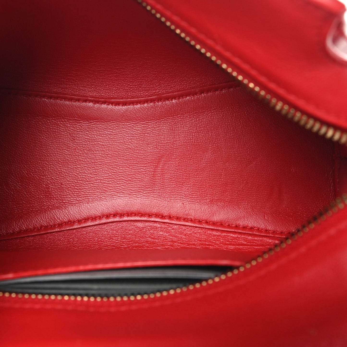 Smooth Calfskin Neo Classic Brass Hardware Mini City Red