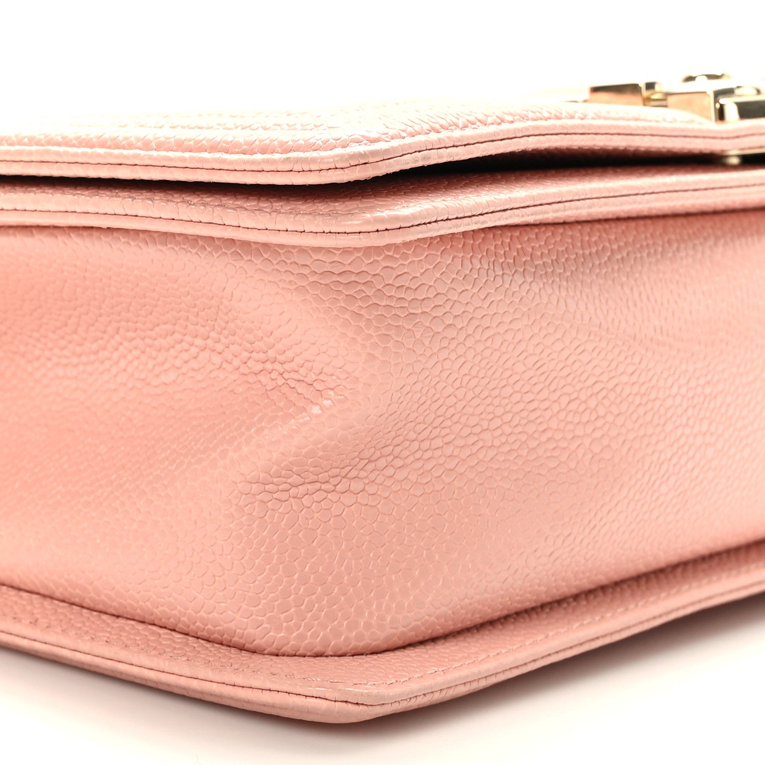 Chanel Caviar Quilted Medium Boy Flap Light Pink 8 of 9