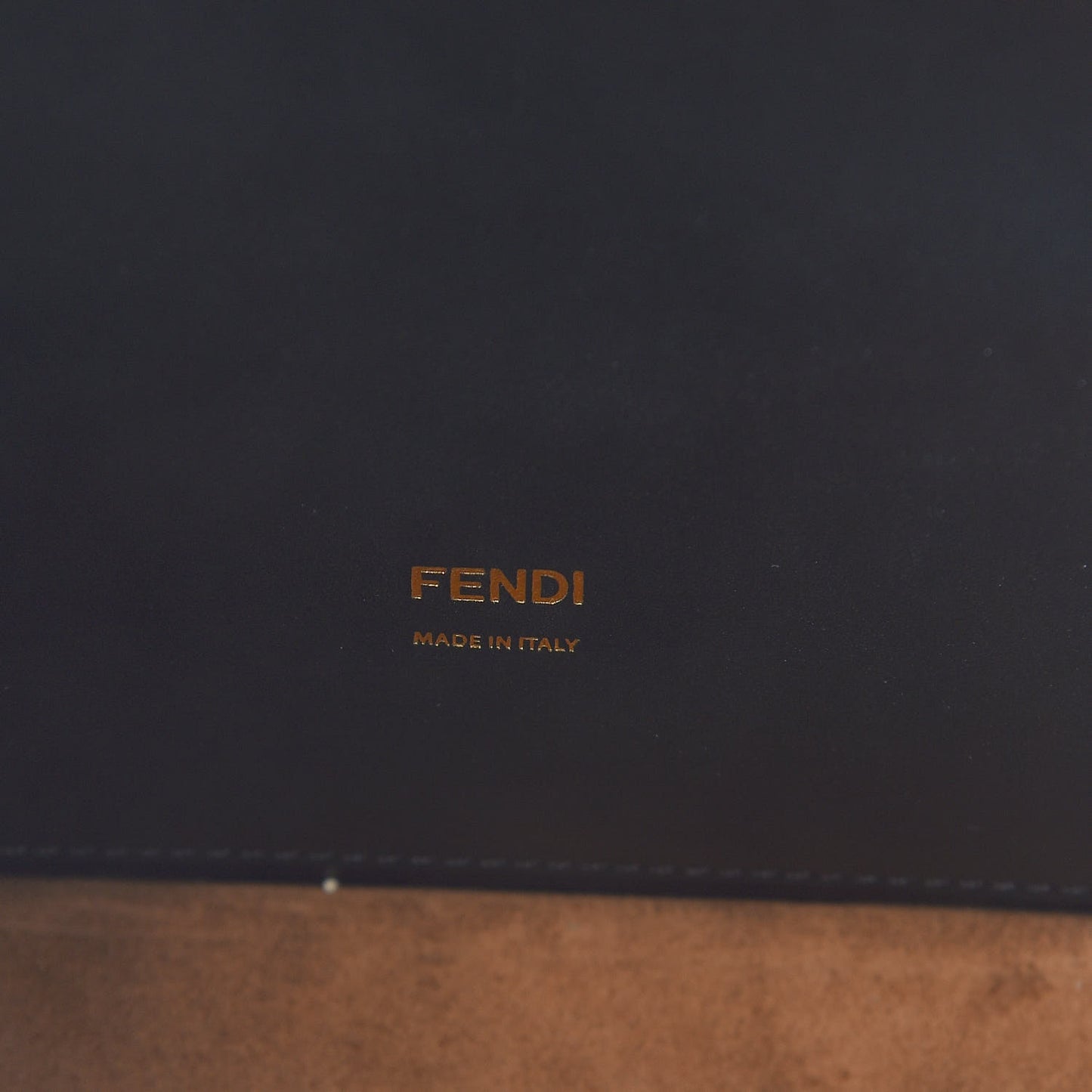 Agnello Old Shine Large Kan U Shoulder Bag Black
