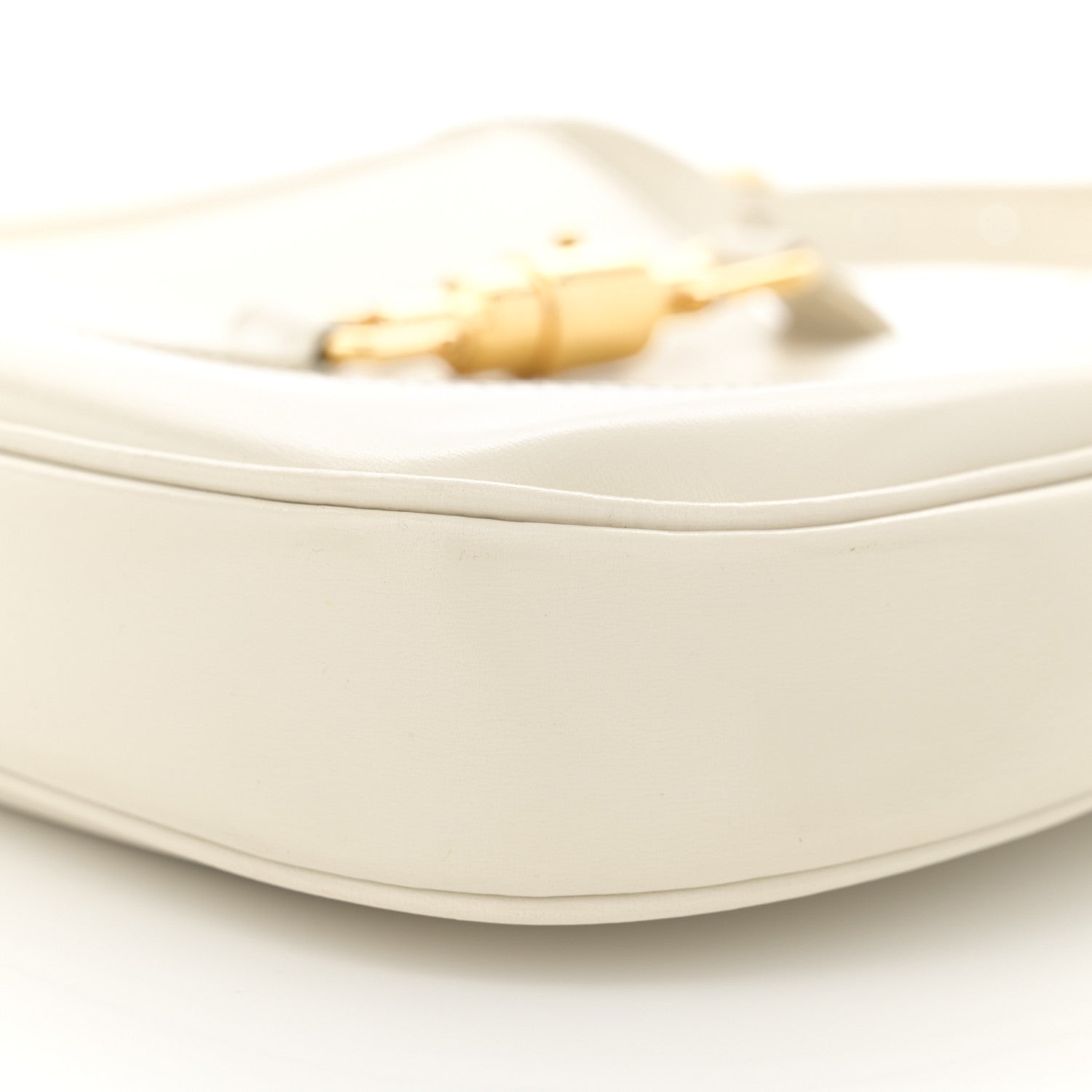 Gucci Boarded Dyana Lux Calfskin Small Jackie 1961 Hobo Mystic White 10 of 18