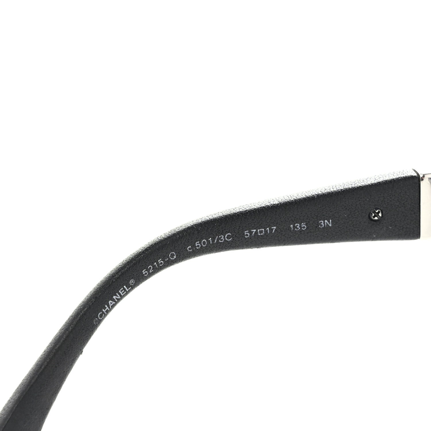 Chanel Cat Eye Chain Sunglasses 5215-Q Black 5 of 7