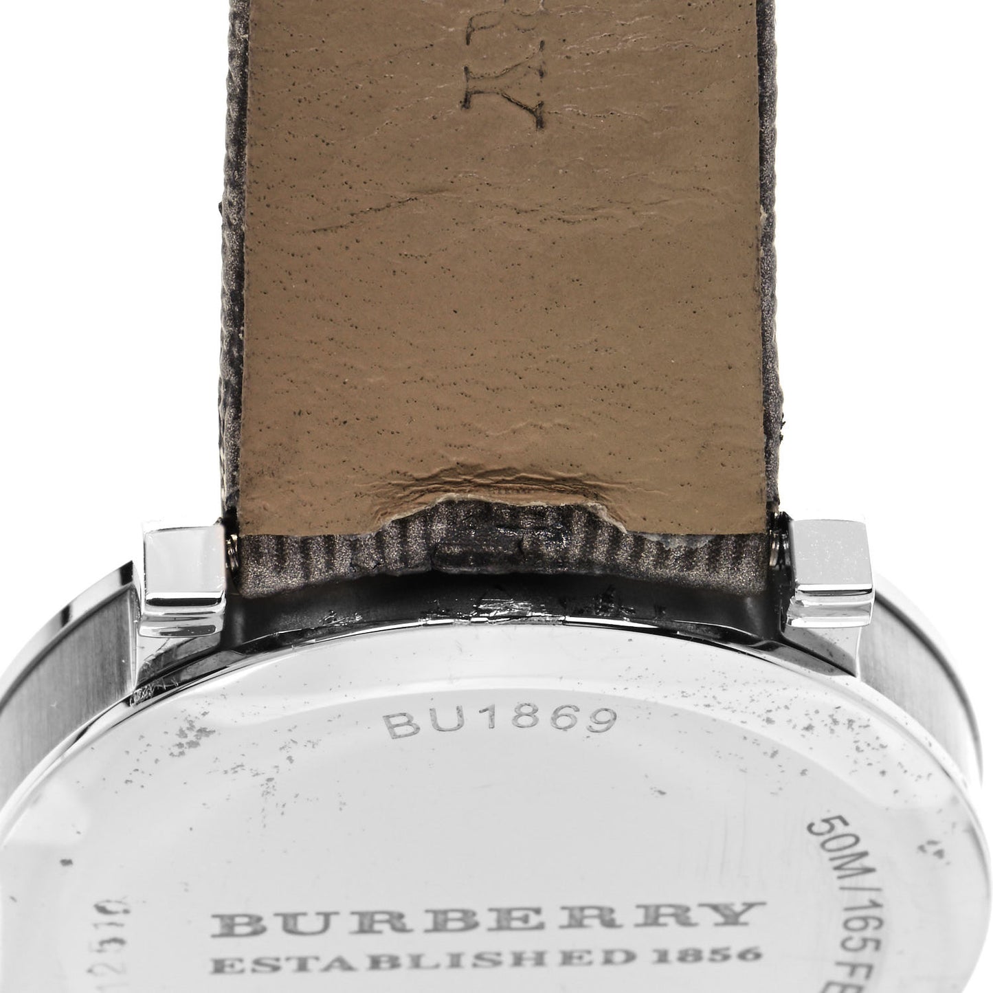 Stainless Steel Calfskin 38mm Heritage Nova Check Quartz Watch BU1869