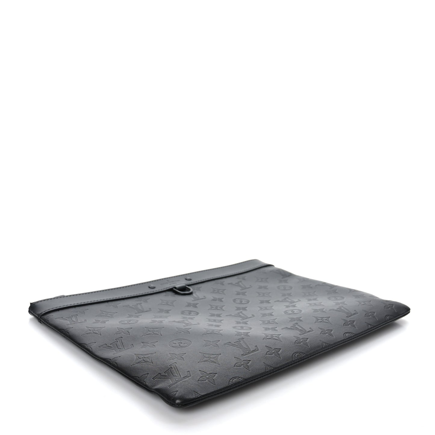Calfskin Monogram Shadow Discovery Pochette Black