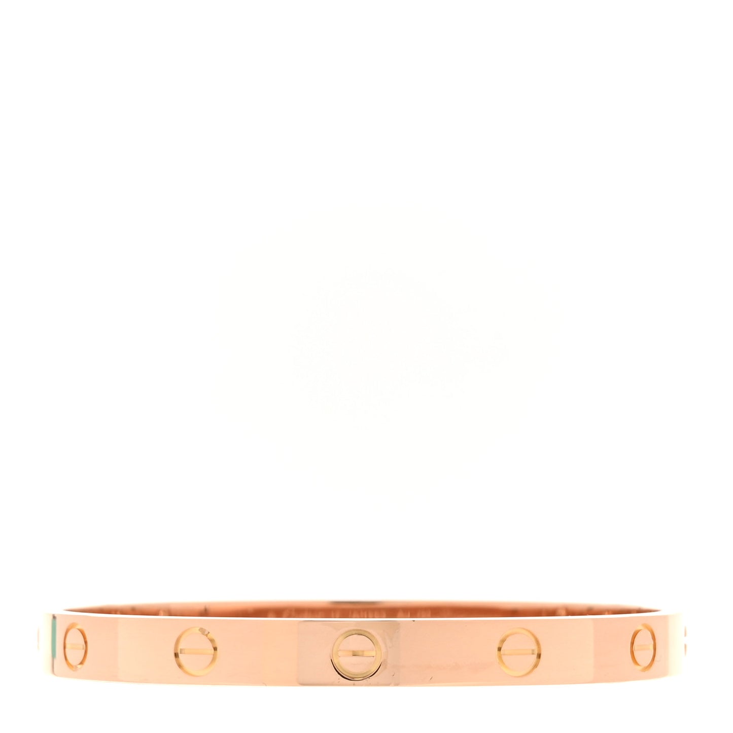 18K Pink Gold LOVE Bracelet 17