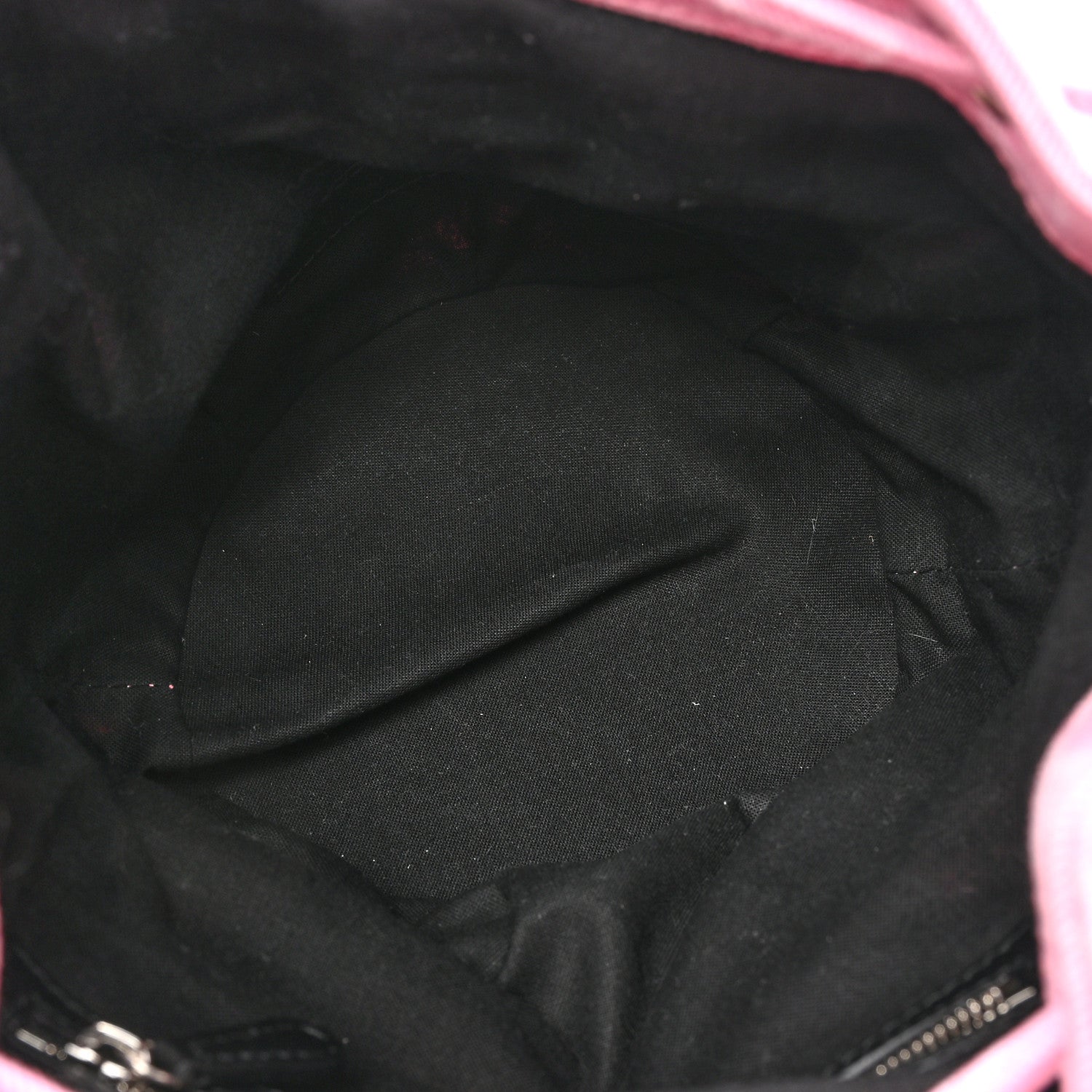Balenciaga Washed Denim BB Monogram Le Cagole Bucket Bag XS Sweet Pink 5 of 10