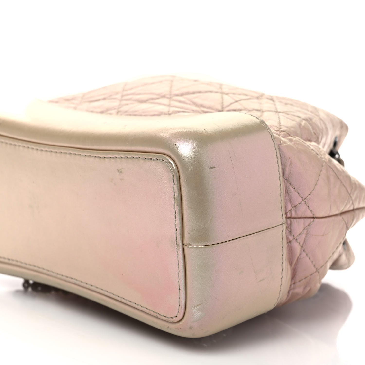 Chanel Iridescent Lambskin Calfskin Small Quilted Gabrielle Backpack Light Pink 9 of 12