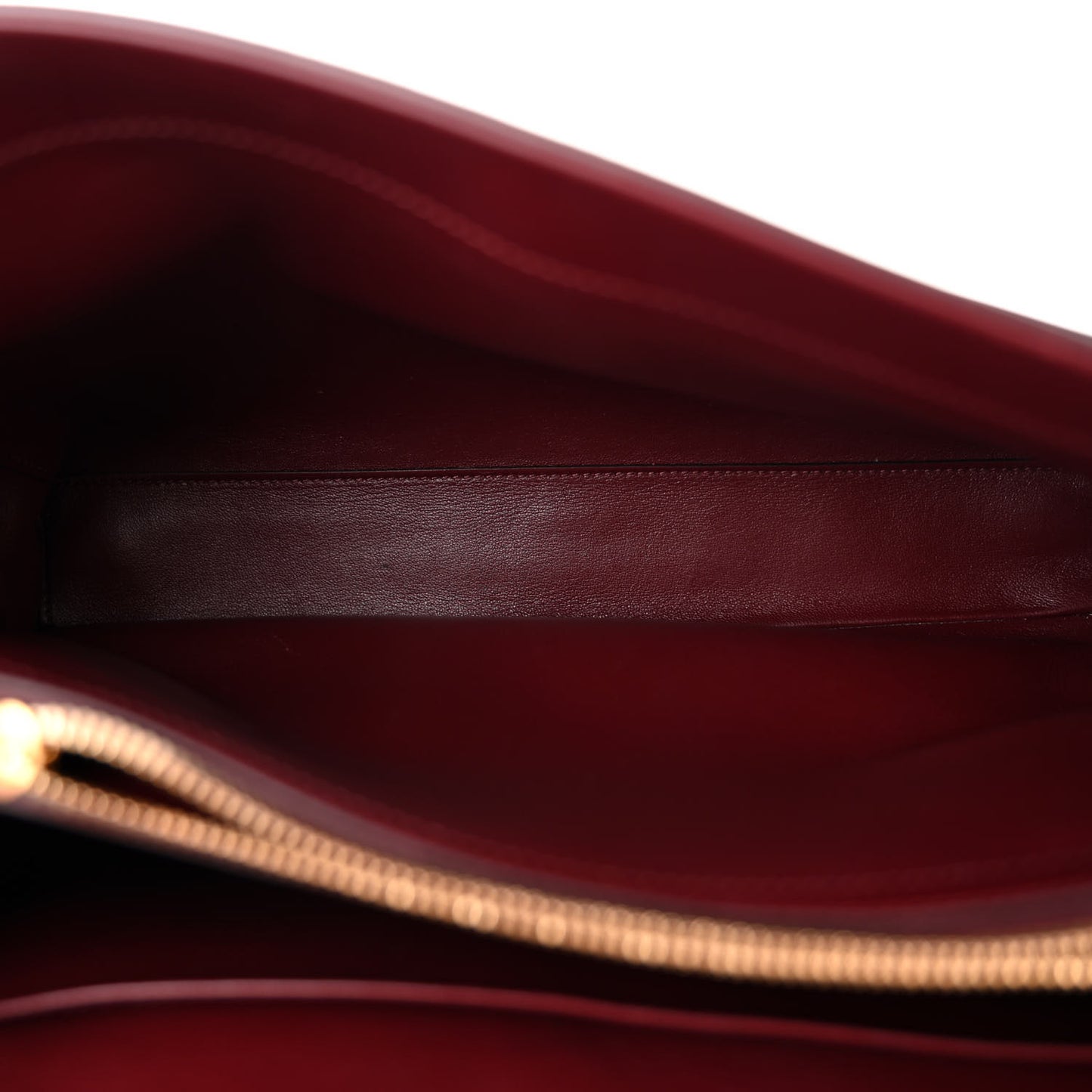 Satinated Calfskin Medium 16 Top Handle Bag Light Burgundy