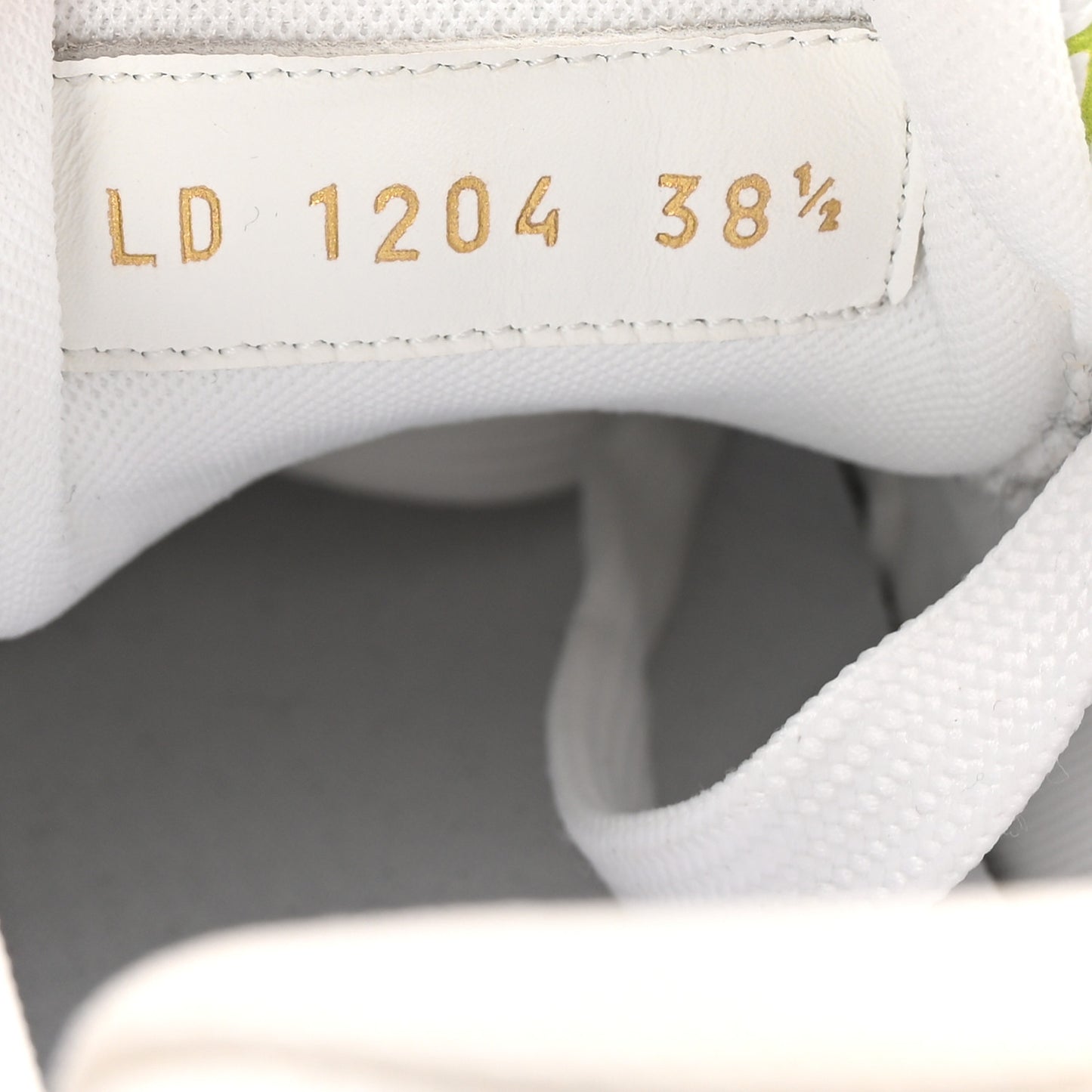 LV X TM Calfskin Monogram Multicolor Womens LV Trainer Sneakers 38.5 White