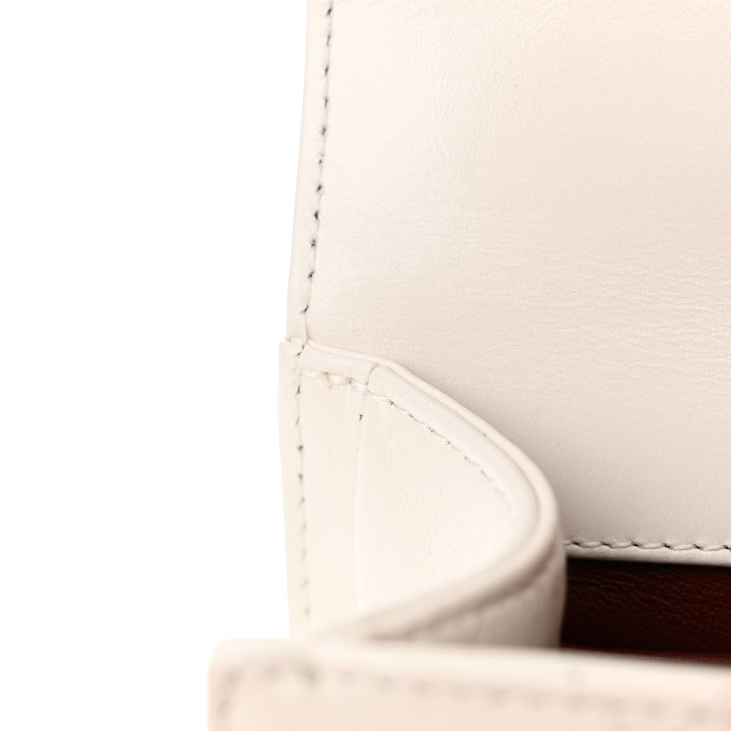 Calfskin Quilted Mini Perfect Fit Flap White