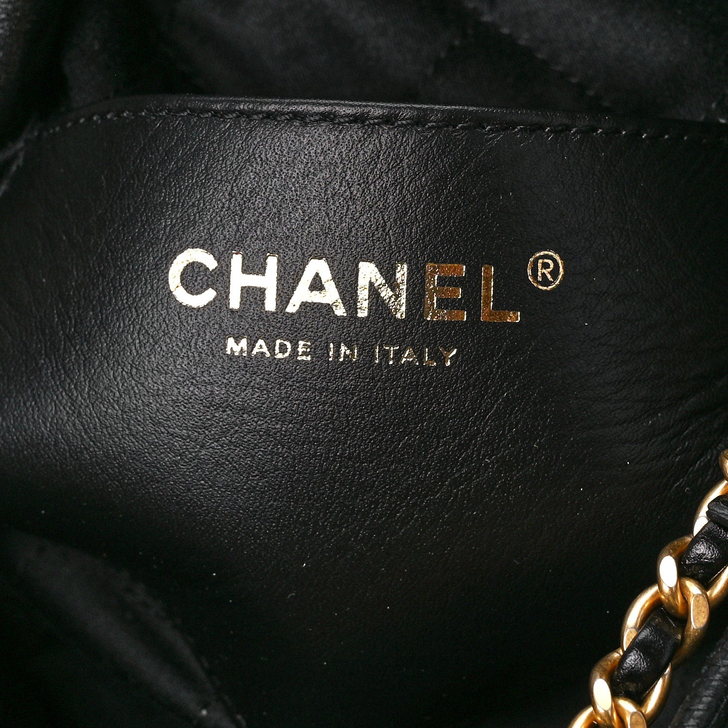 Chanel Shiny Crumpled Calfskin Quilted Pearl Mini Chanel 22 Black 6 of 12