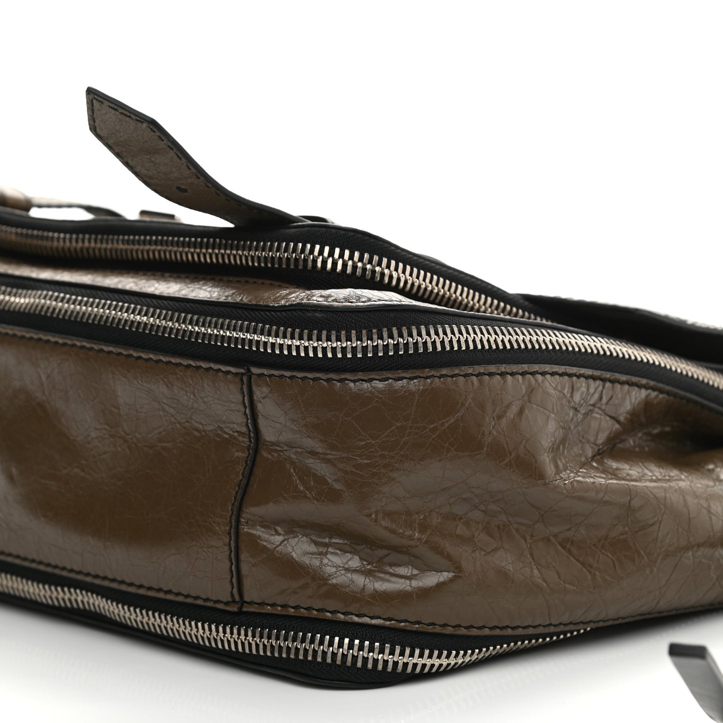 Calfskin Medium Contrast Stitching PS1 Satchel Bay Leaf