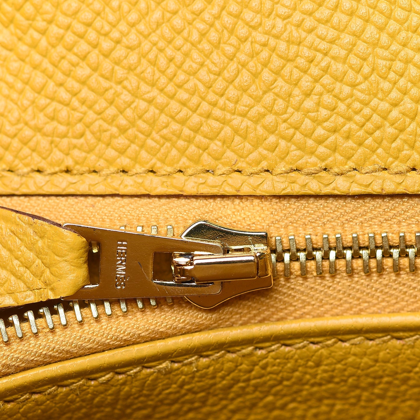 Epsom Horseshoe Kelly Sellier 25 Jaune Ambre Etoupe