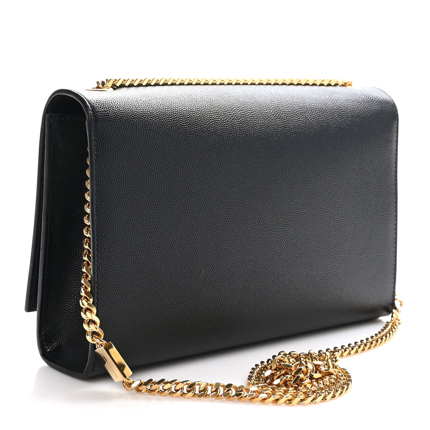 Grain De Poudre Medium Classic Monogram Kate Satchel Black