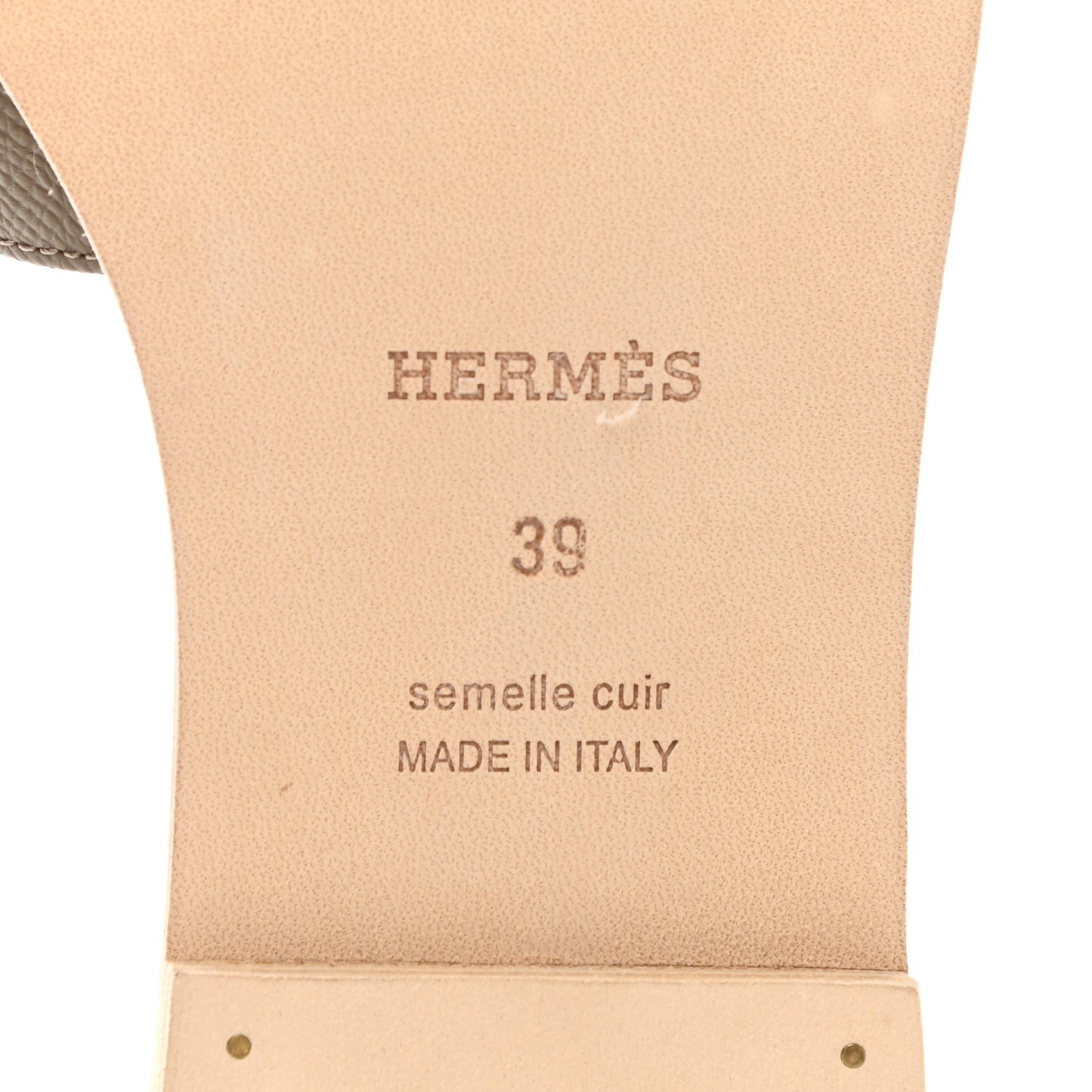 Epsom Oran Sandals 39 Etoupe