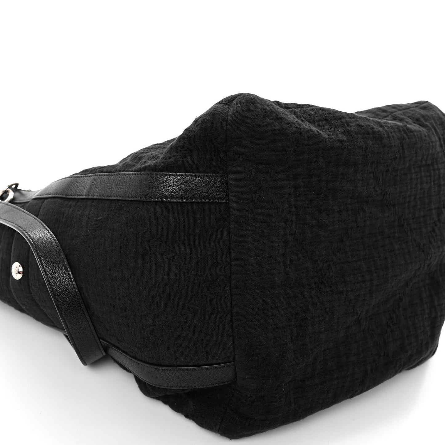 Canvas Small Double Face Tote Black