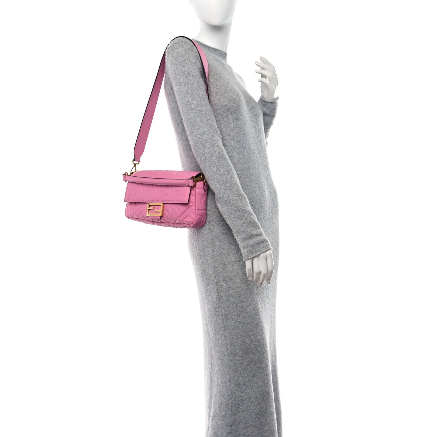 Nappa FF 1974 Embossed Baguette Lollypop