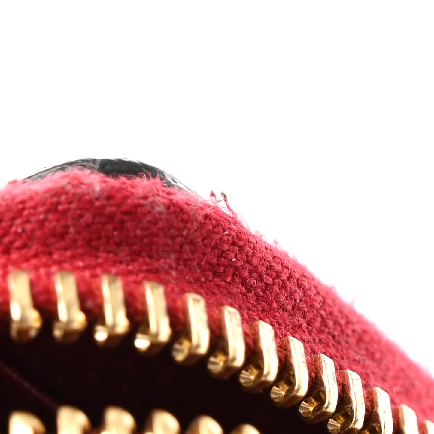 GG Supreme Monogram Tian Zip Around Wallet Beige Multicolor Red