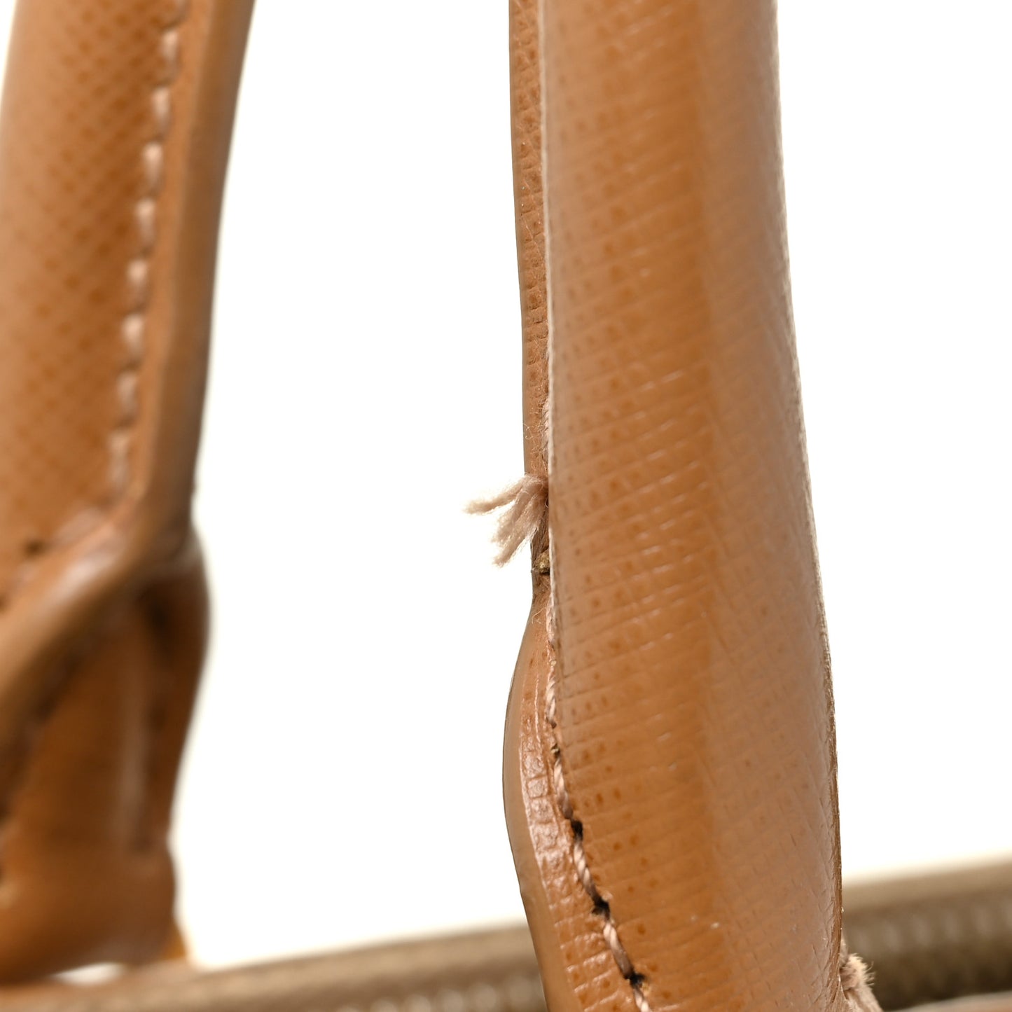 Saffiano Large Galleria Double Zip Tote Caramel