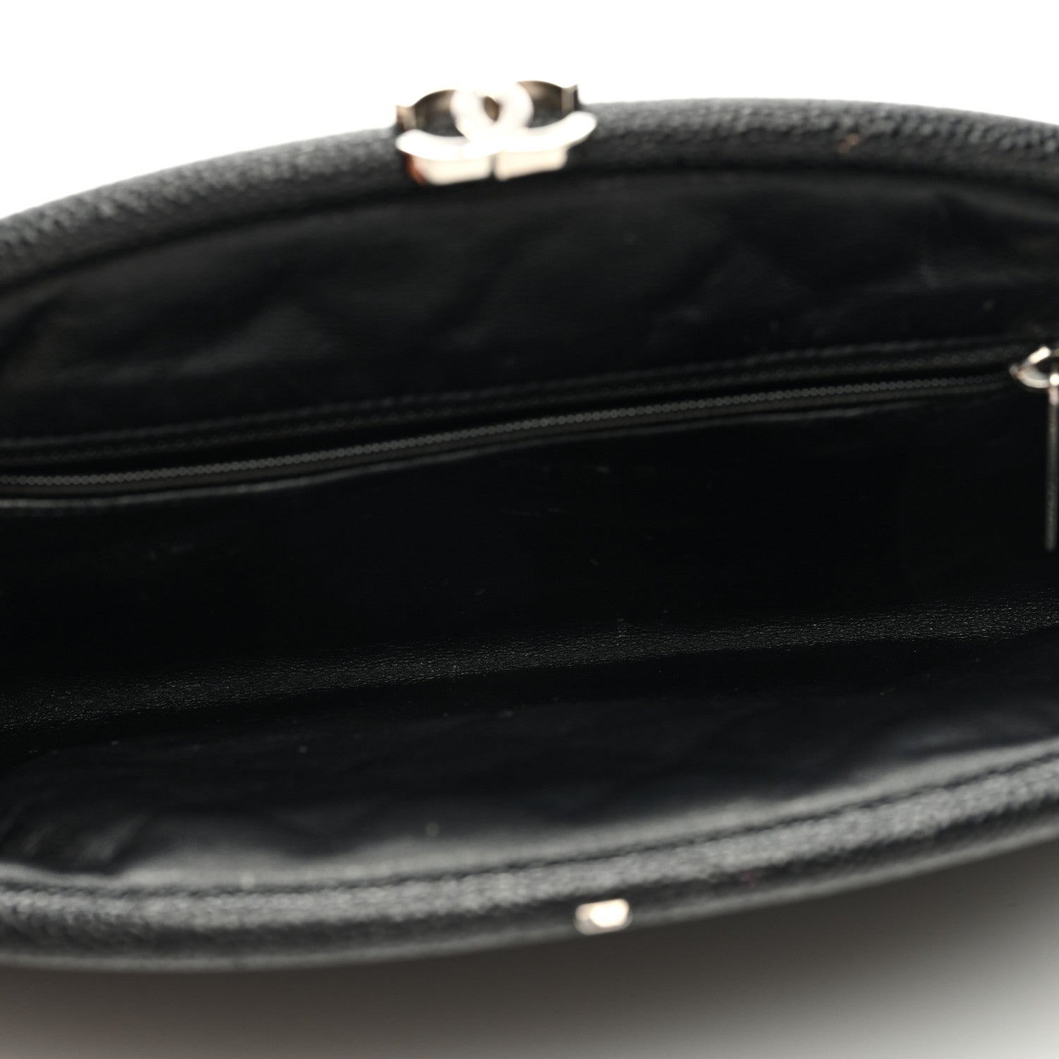 Chanel Caviar Quilted Timeless Clutch Black 5 of 9