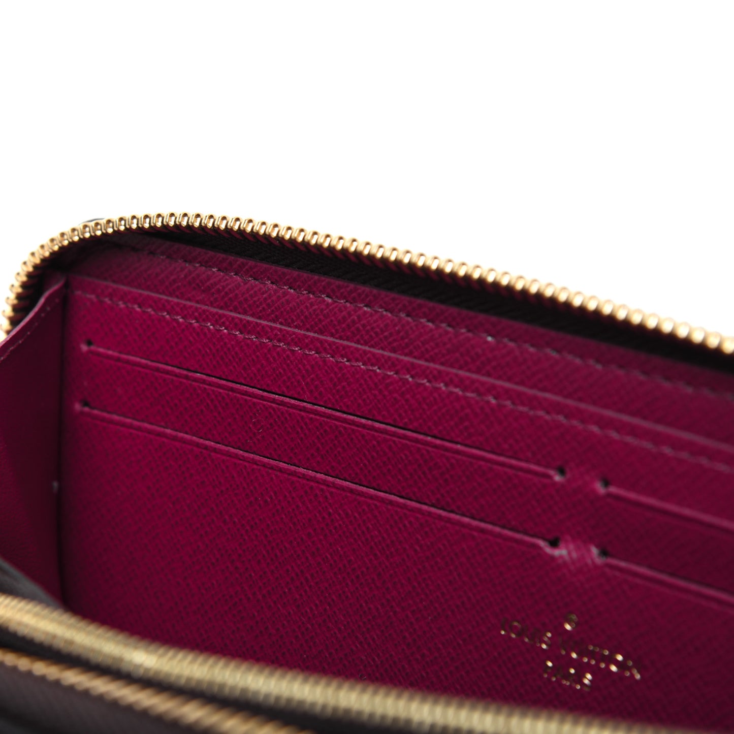 Monogram Clemence Wallet Fuchsia
