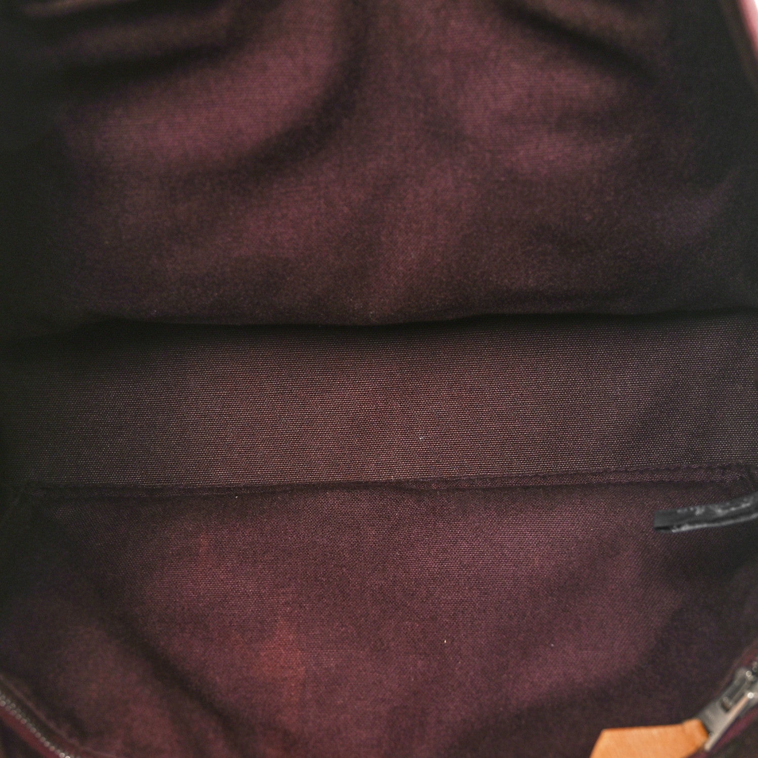 Hermes Canvas Fourre Tout PM Burgundy 5 of 9