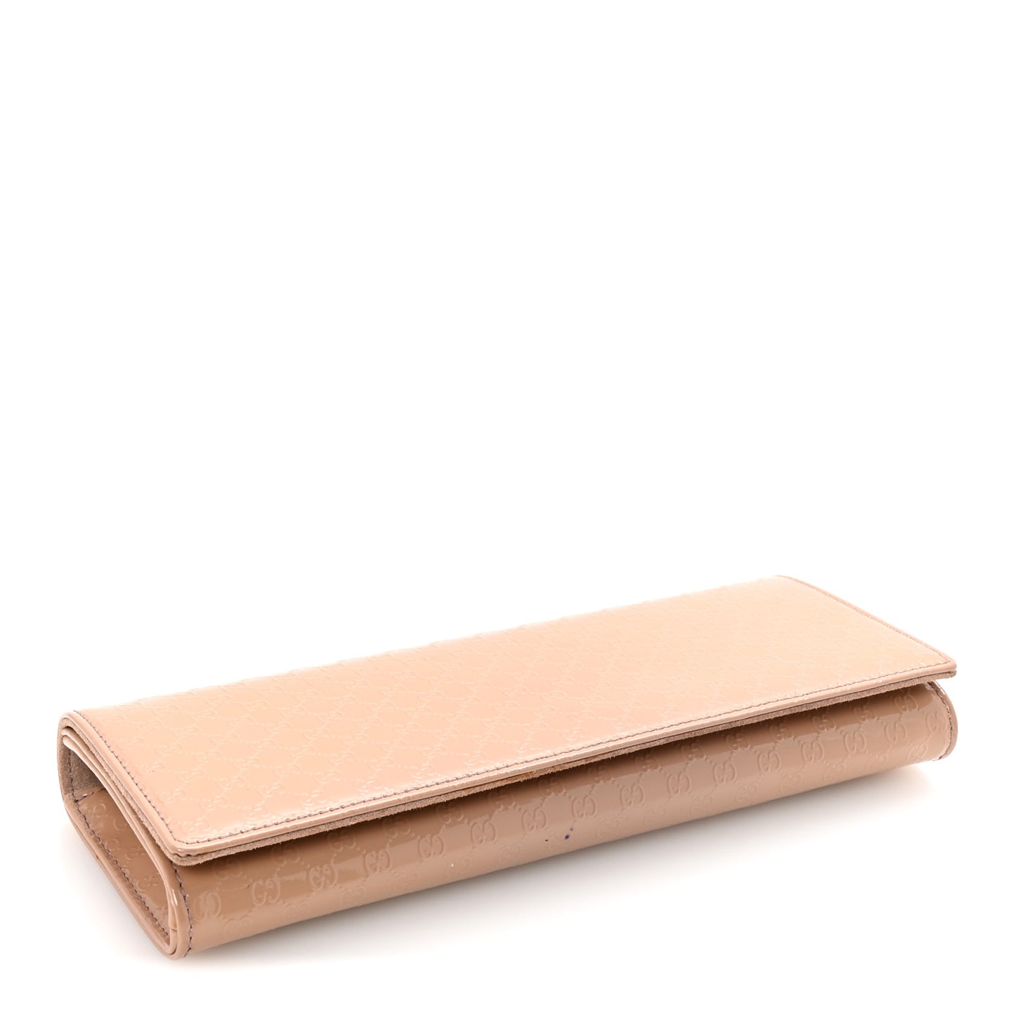 Patent Microguccissima Small Broadway Clutch Dark Cipria