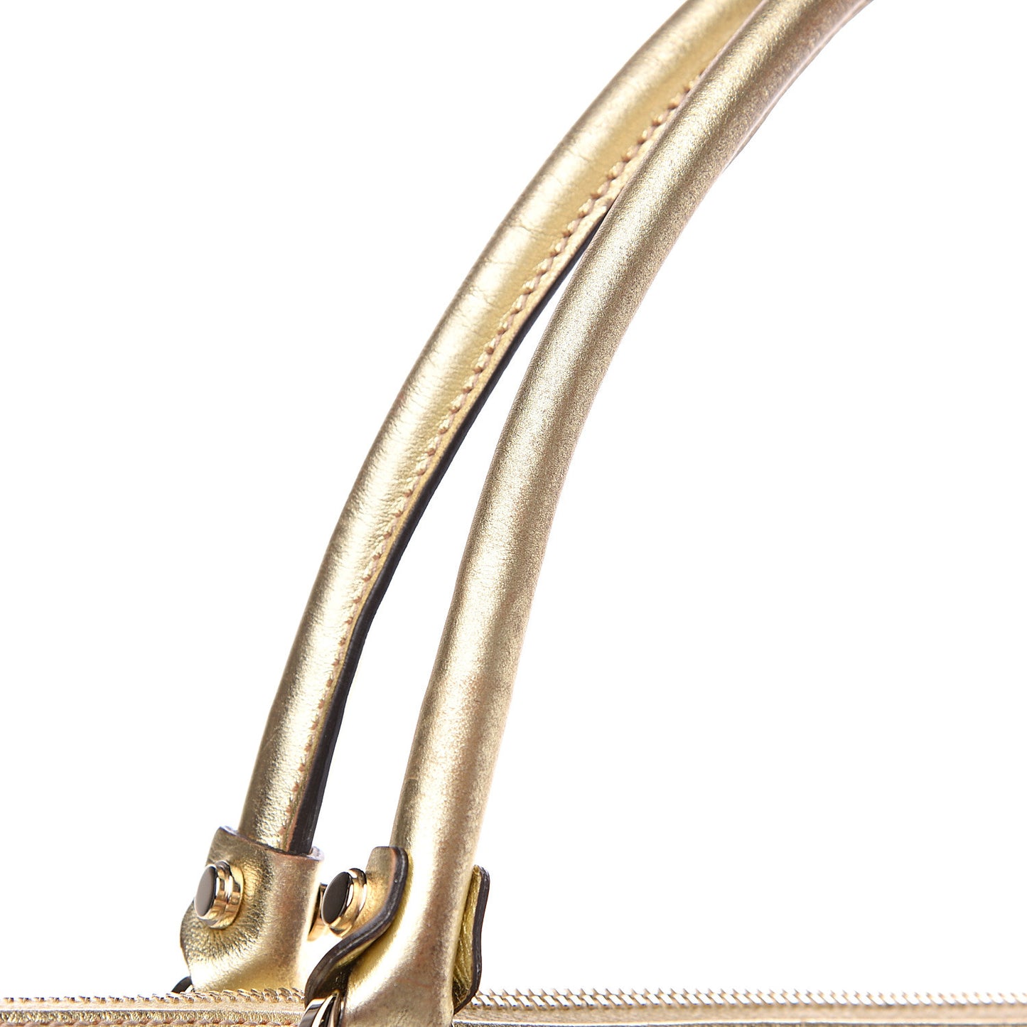 Monogram D Gold Tote Metallic Gold