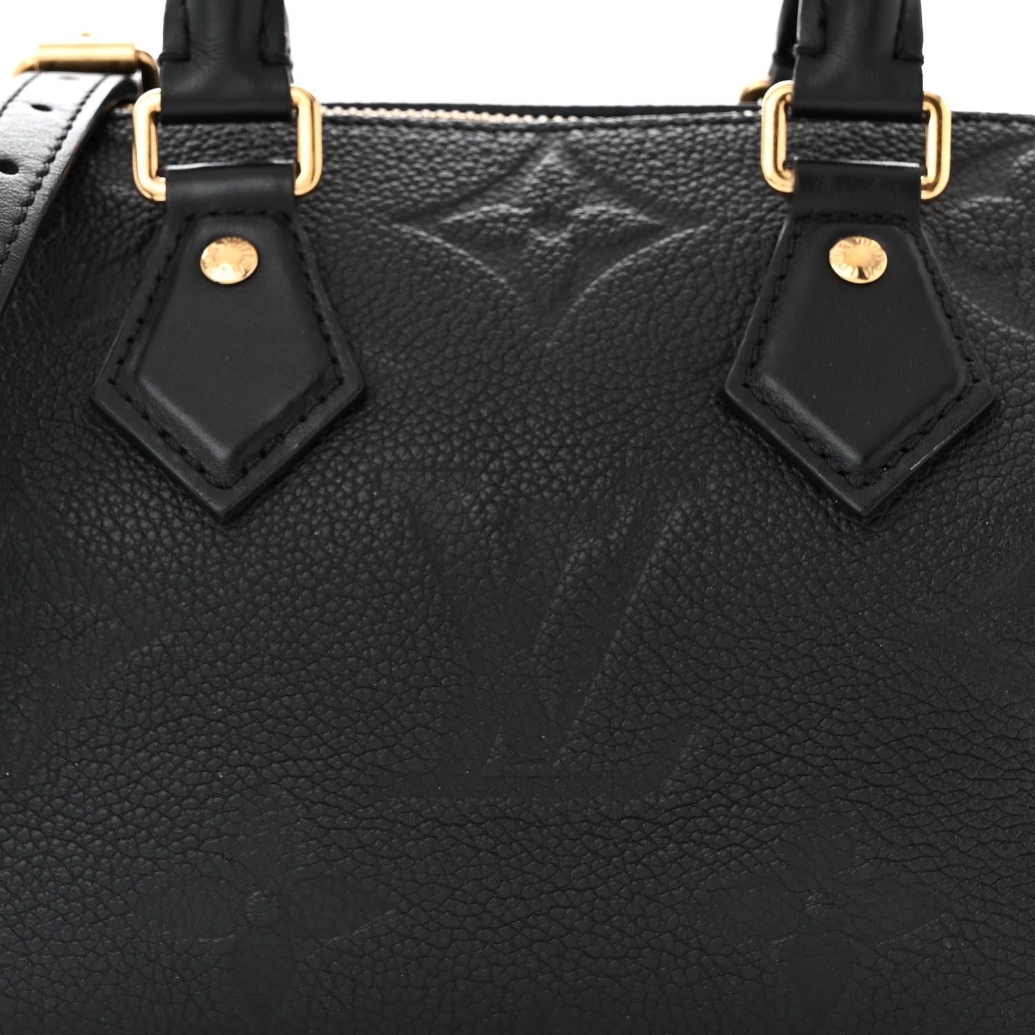 Louis Vuitton Empreinte Monogram Giant Speedy Bandouliere 20 Black 7 of 9