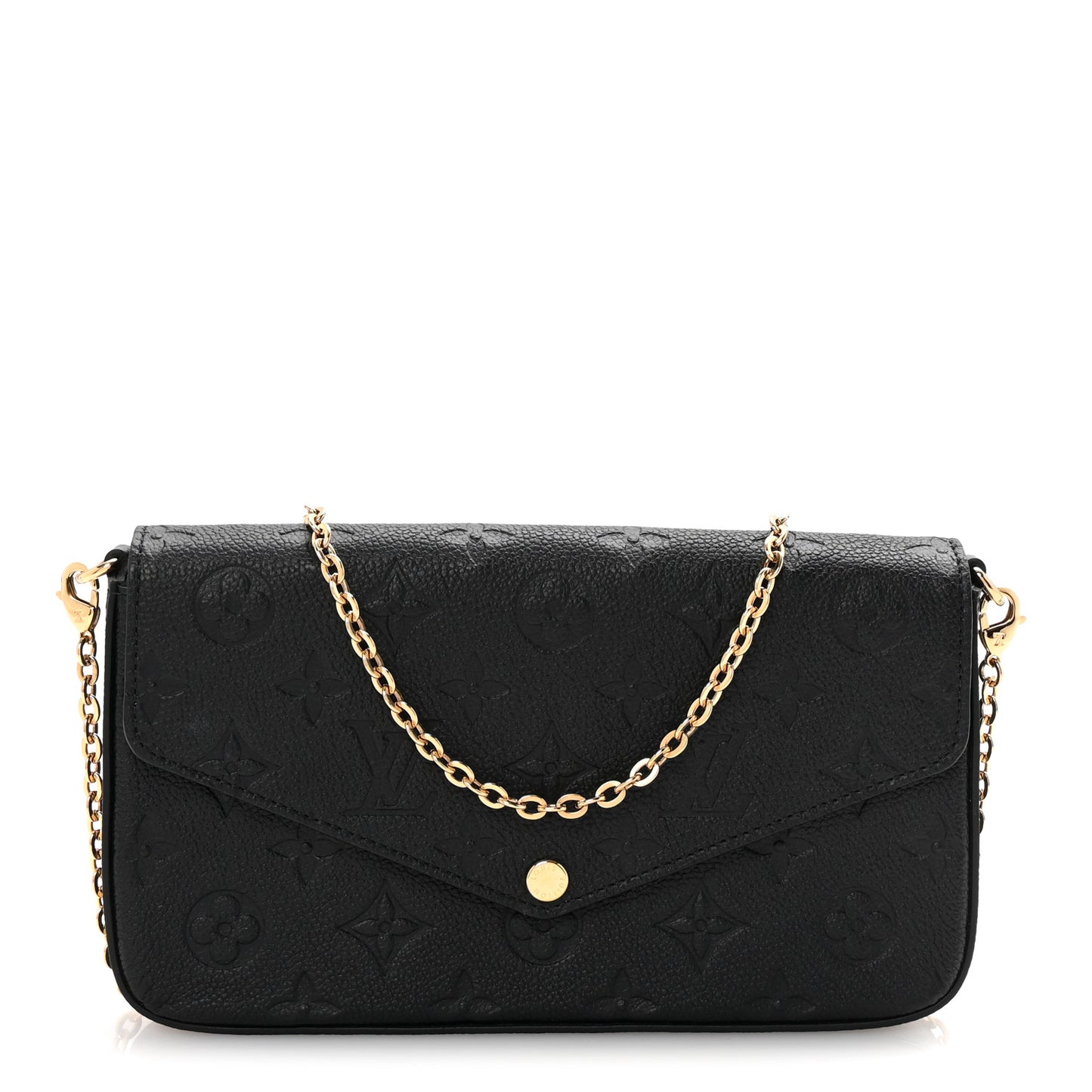 Empreinte Pochette Felicie Chain Wallet Black