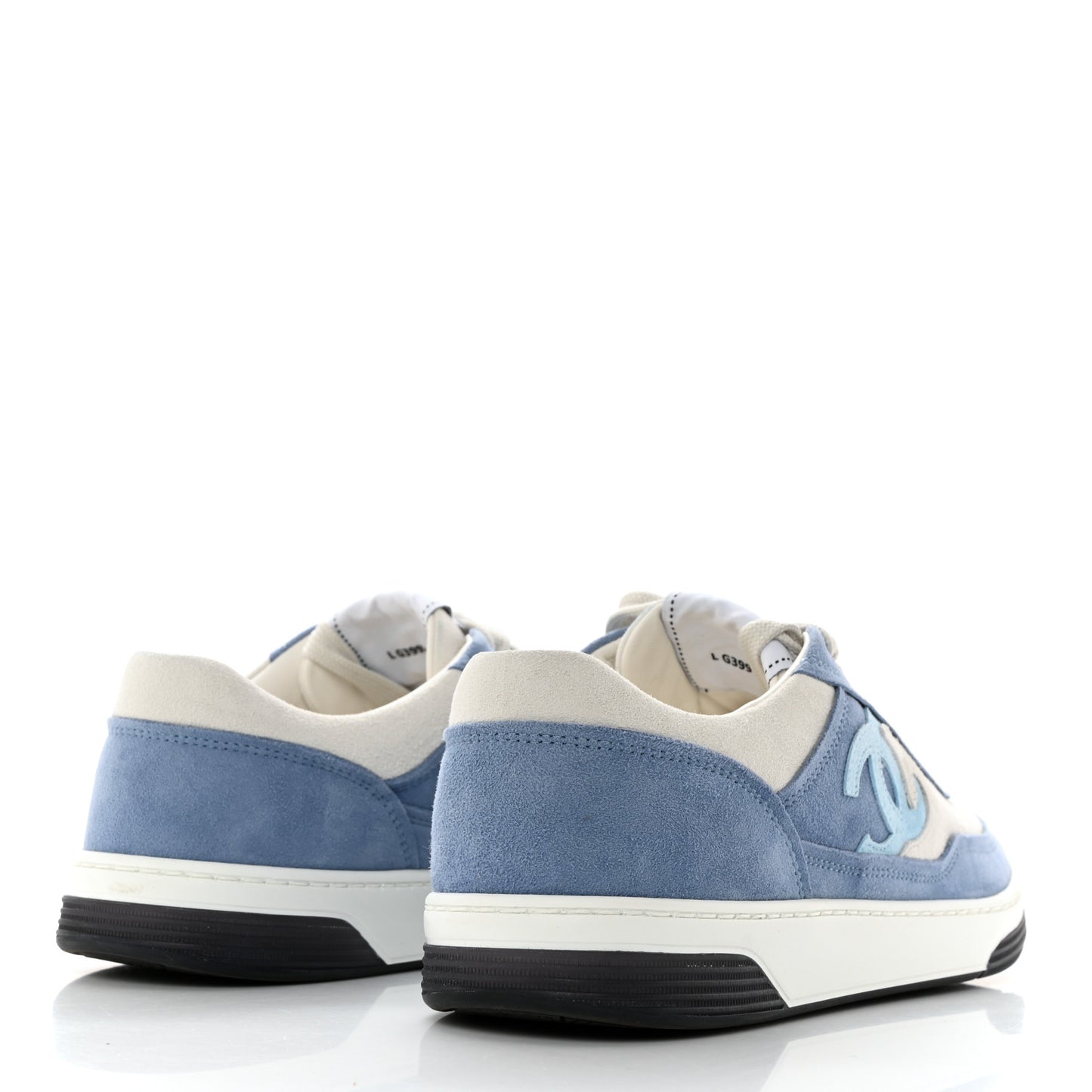 Suede Kidskin Womens CC Sneakers 38 White Blue