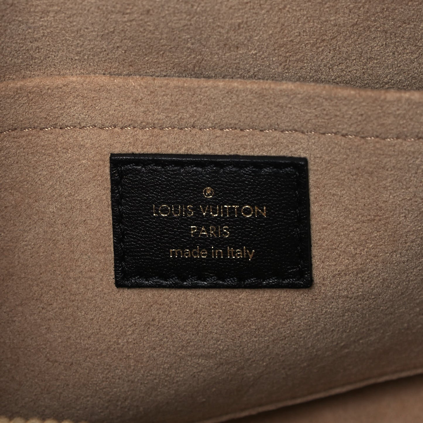 Lambskin Damier Quilt Troca PM Black