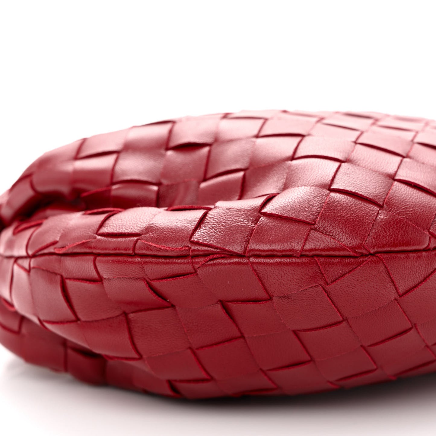 Nappa Intrecciato Mini Jodie Dark Red