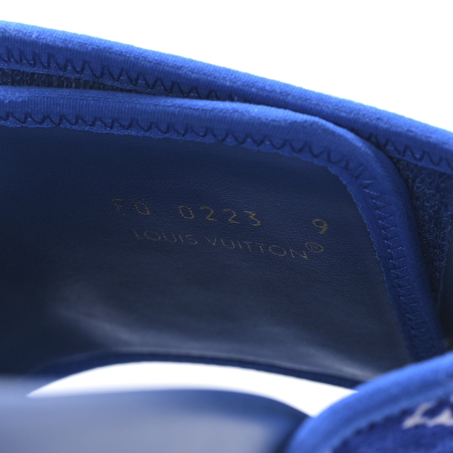 Monogram Mens Miami Mules 9 Blue