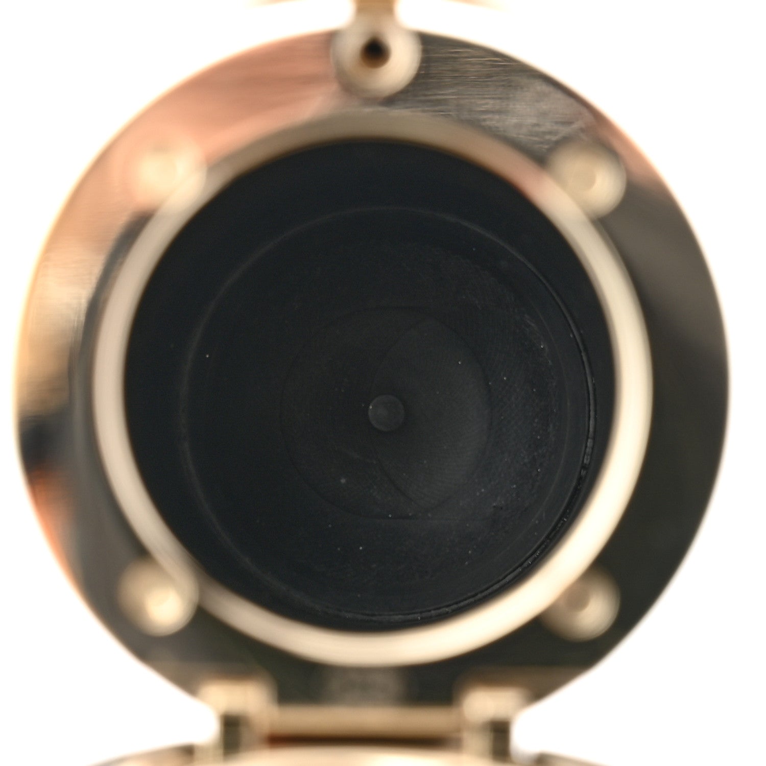 Chanel Metal Resin Lambskin Crystal Lipstick Case Long Necklace On Chain Silver Black Gold 5 of 11
